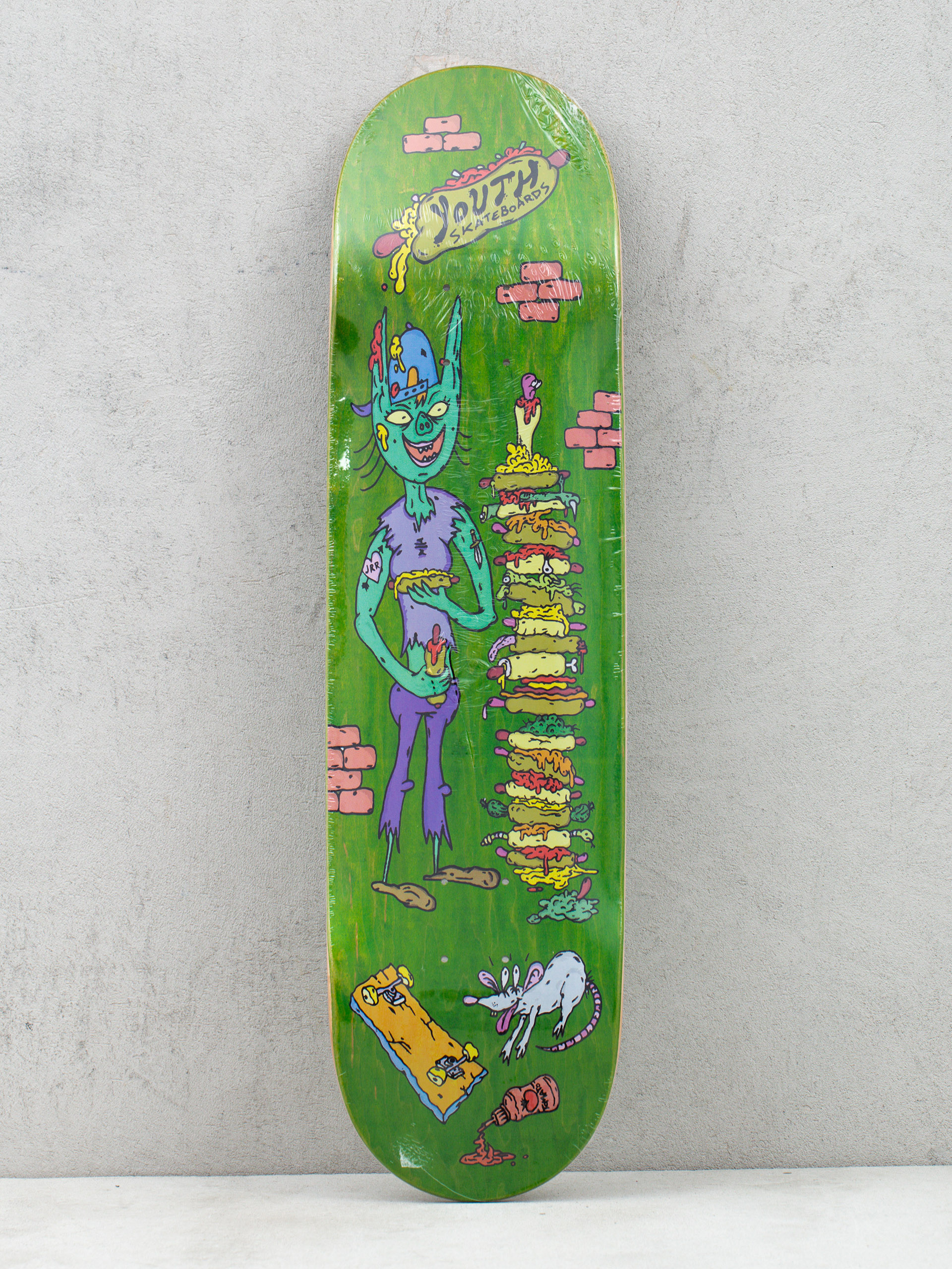 Deska Youth Skateboards X Bummers Hot Dog (green)