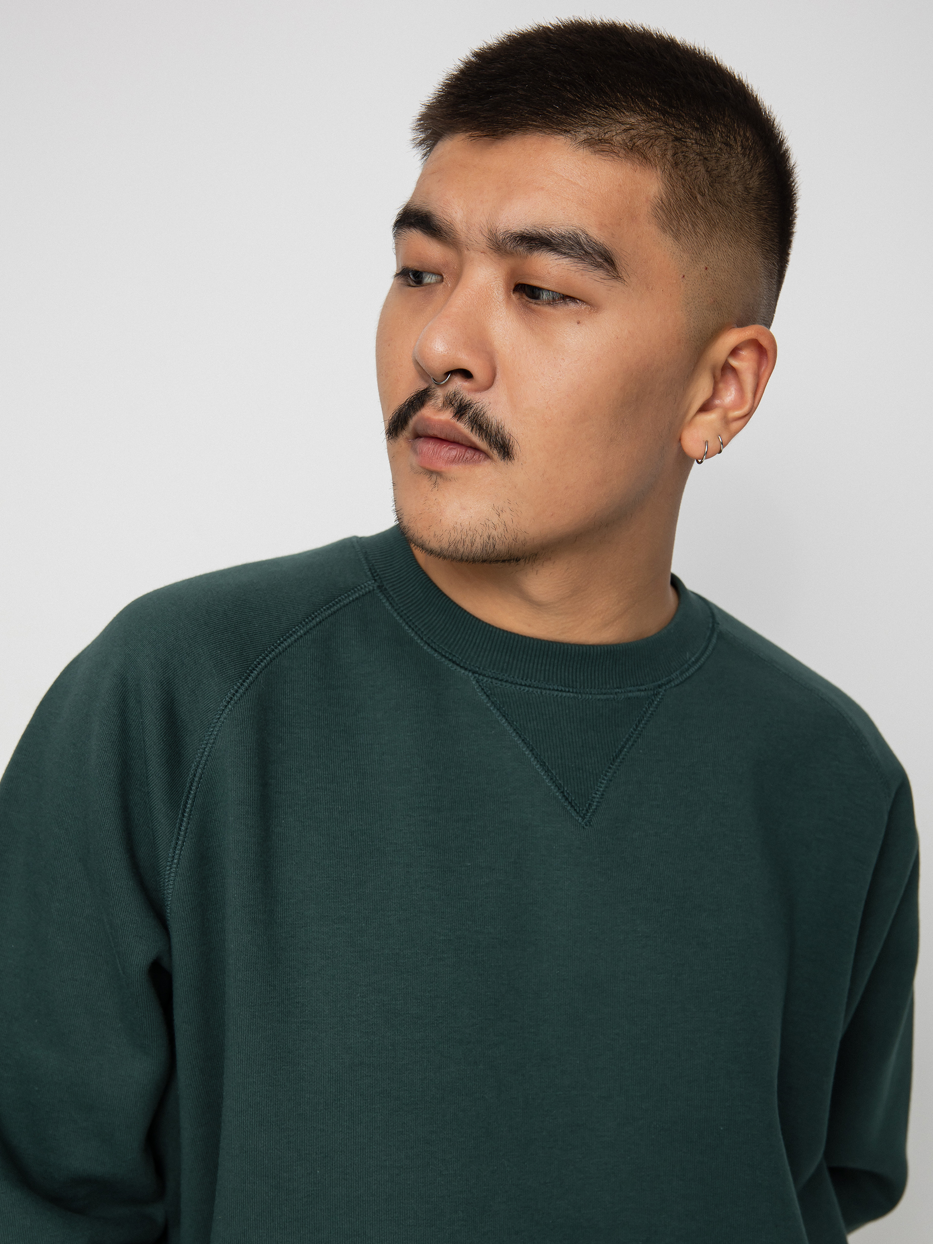 Mikina Carhartt WIP Chase (juniper/gold)