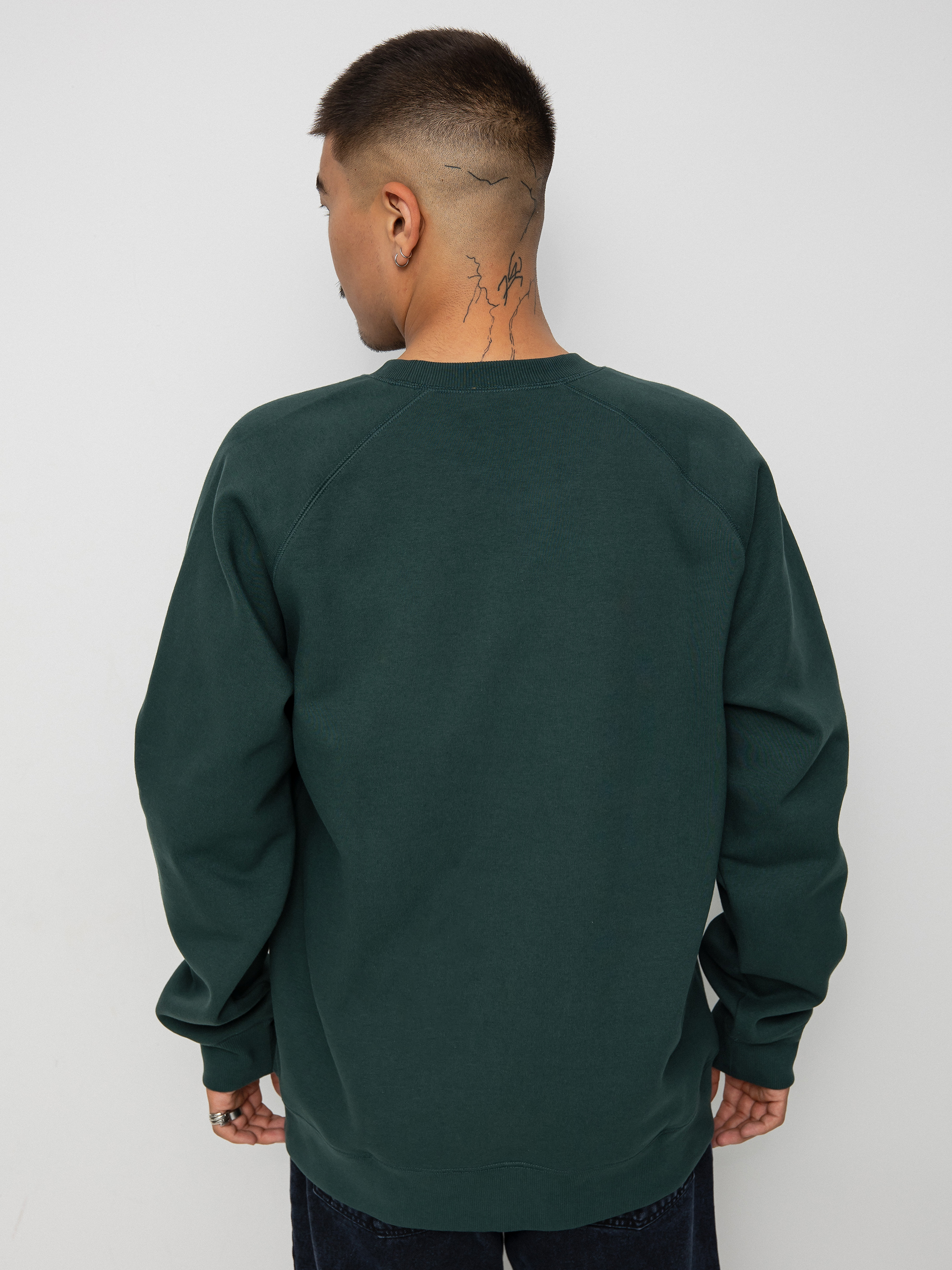 Mikina Carhartt WIP Chase (juniper/gold)