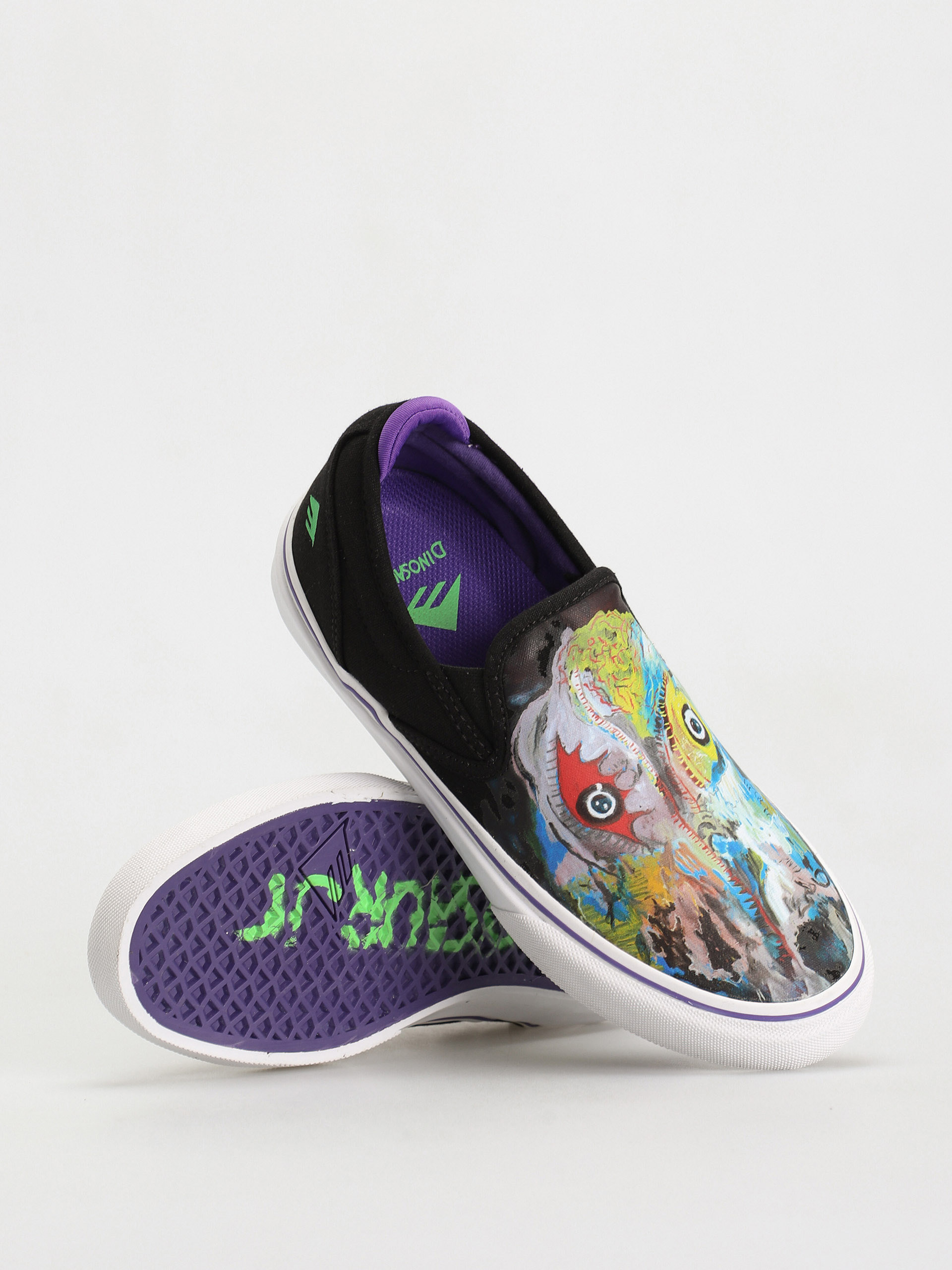 Boty Emerica Wino G6 Slip On X Dinosaur Jr (black/purple)