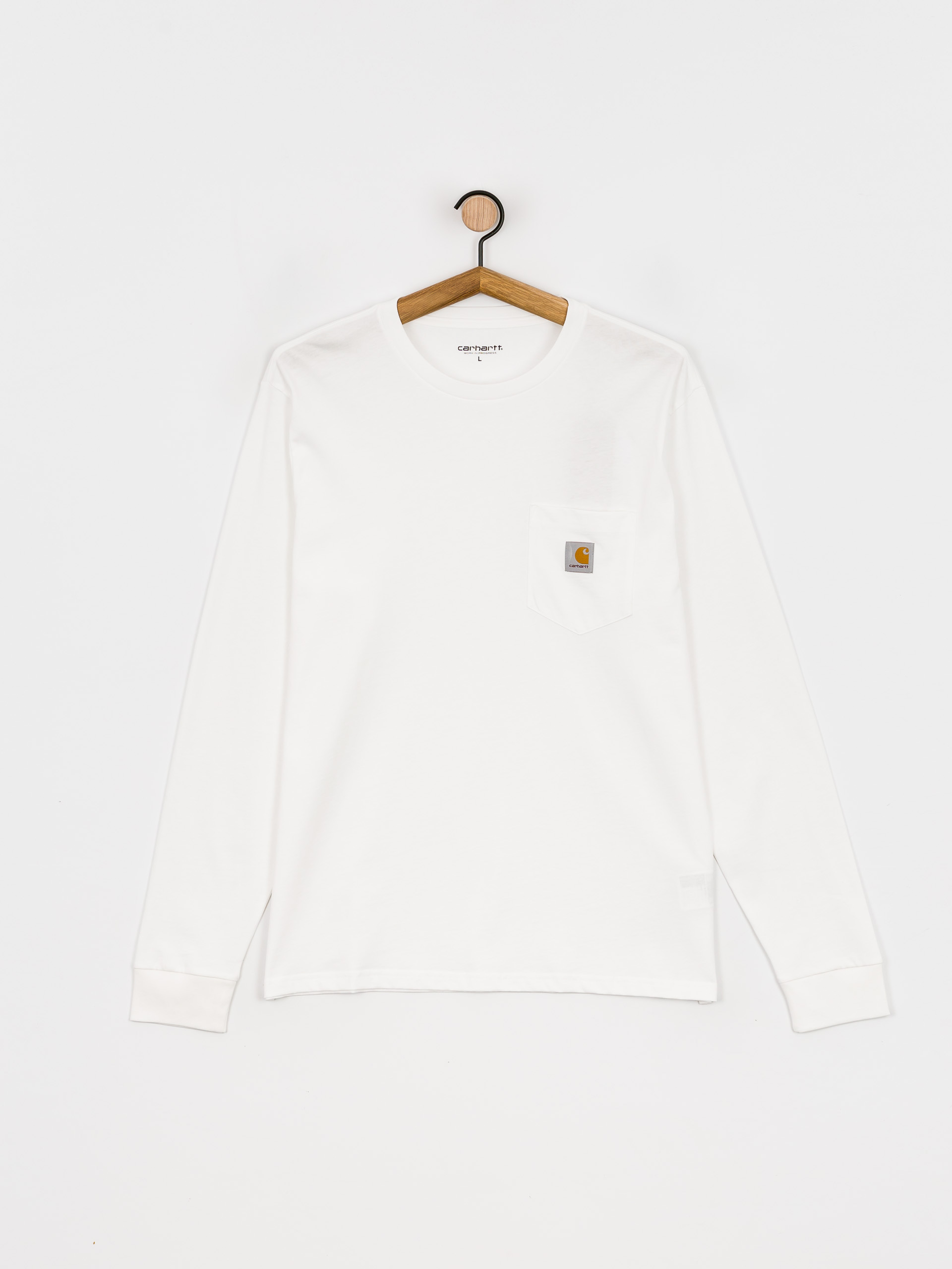 Triko Carhartt WIP Pocket (white)