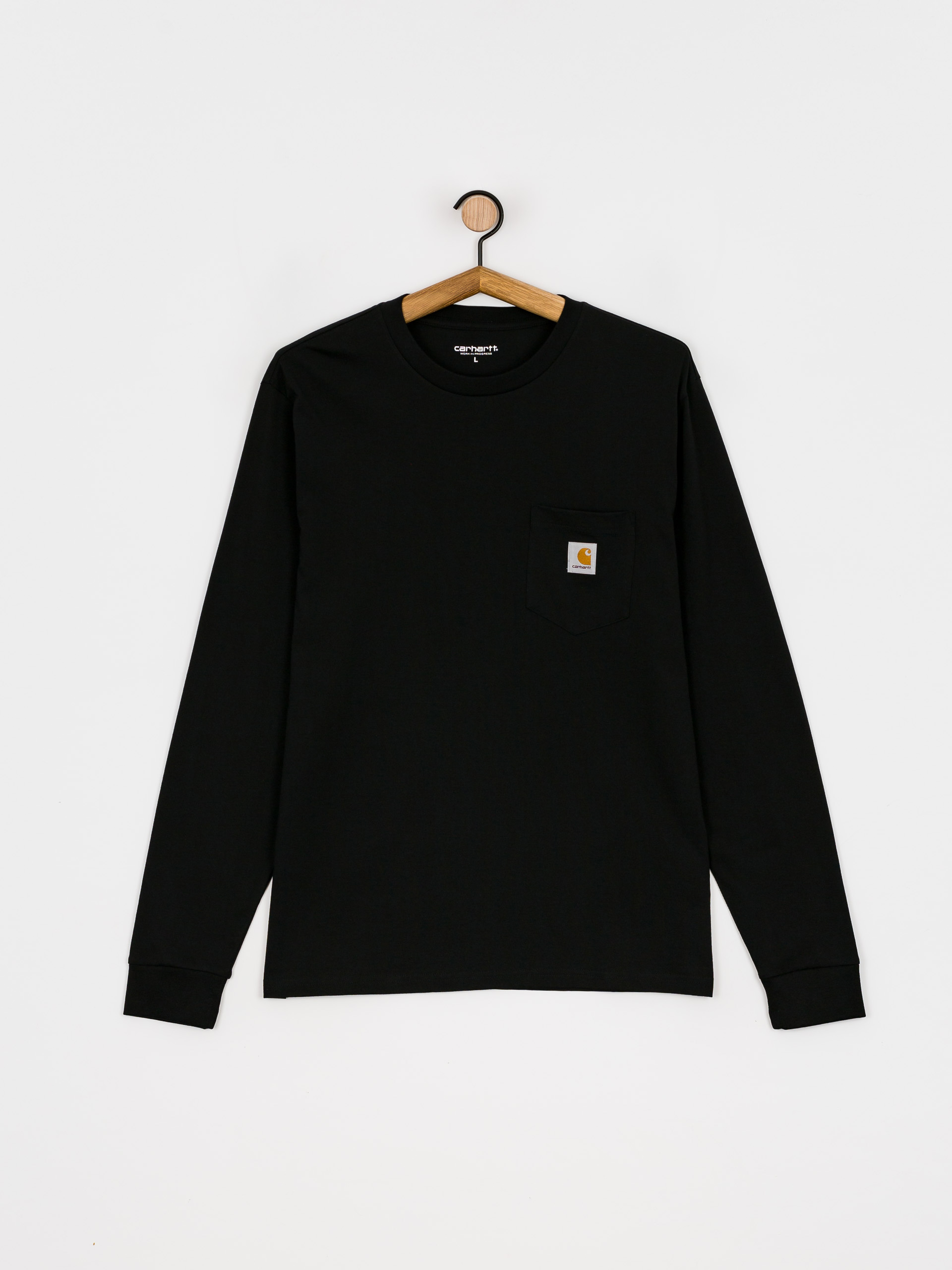 Triko Carhartt WIP Pocket (black)