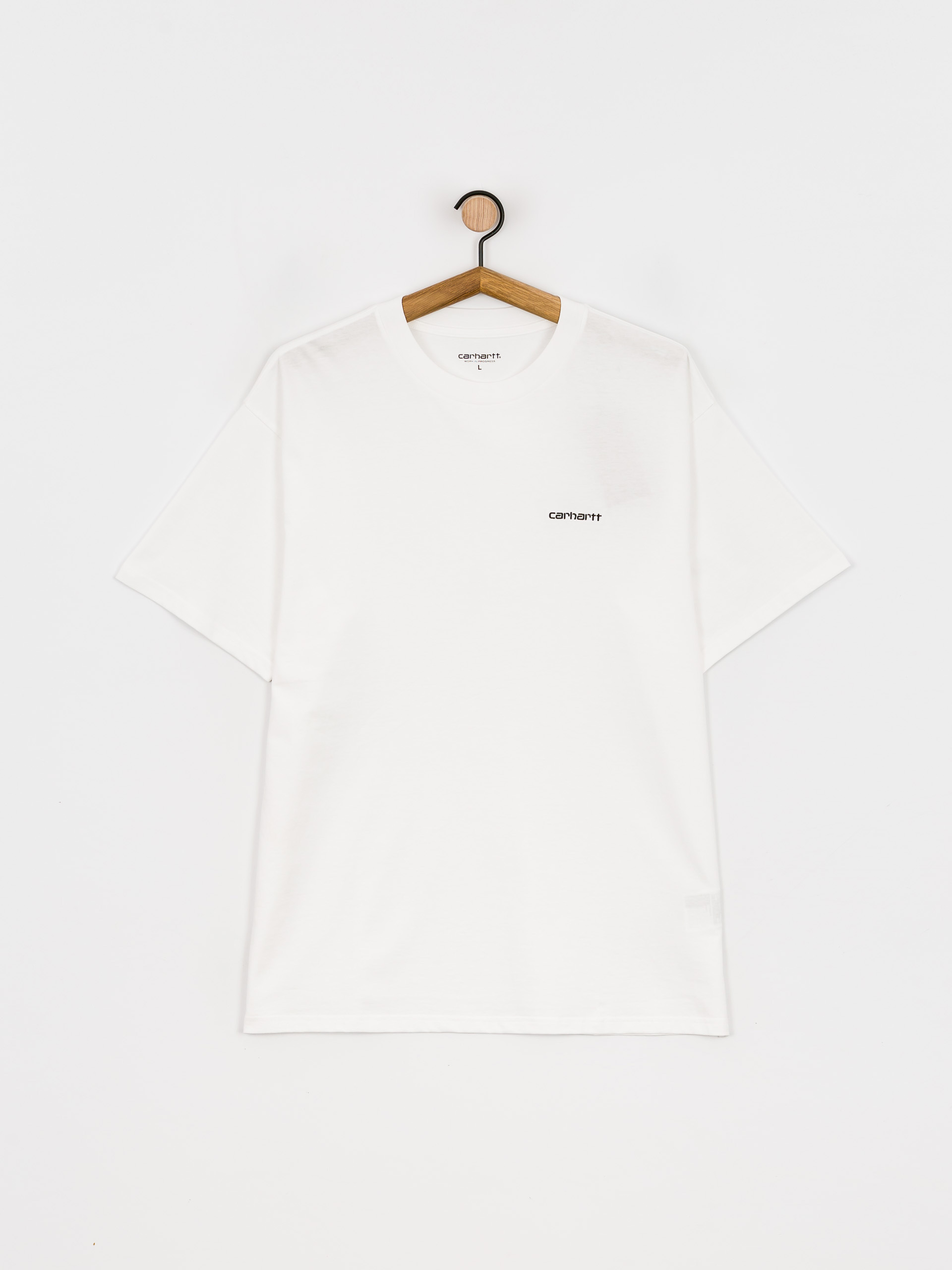 Tričko Carhartt WIP Script Embroidery (white/black)