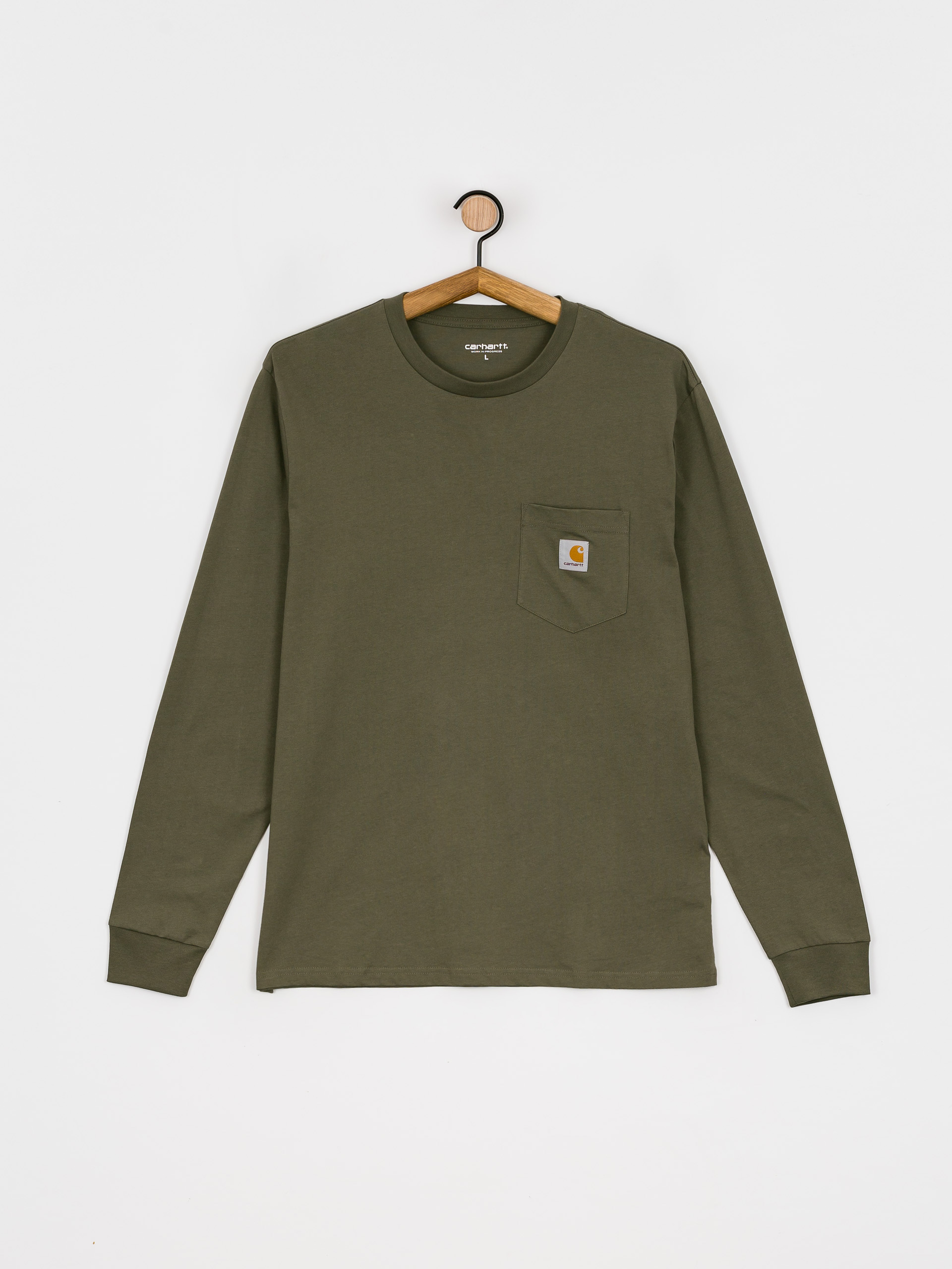 Triko Carhartt WIP Pocket (seaweed)