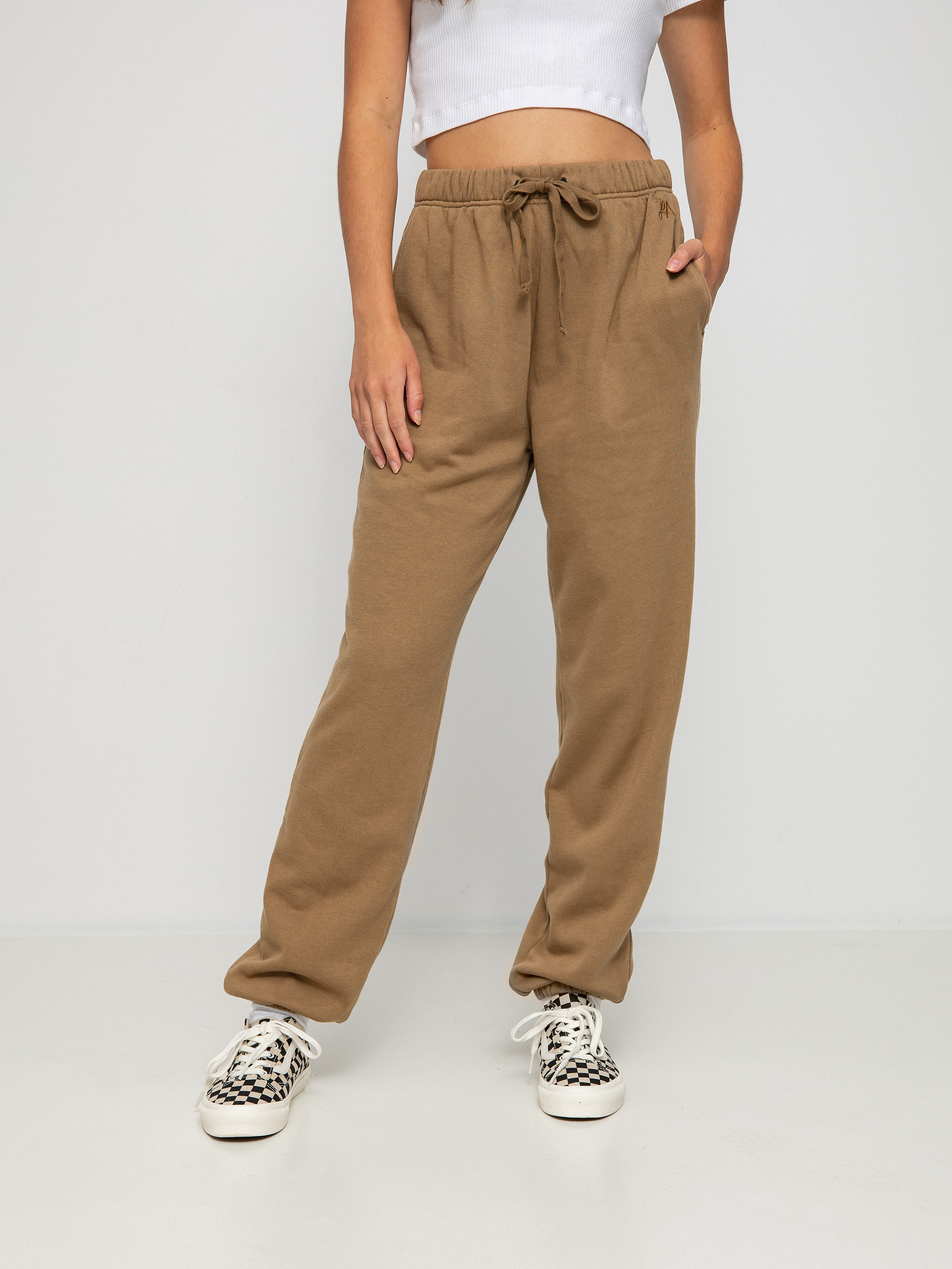 Kalhoty Vans Armanto Fleece Wmn (lizzie armanto dirt)