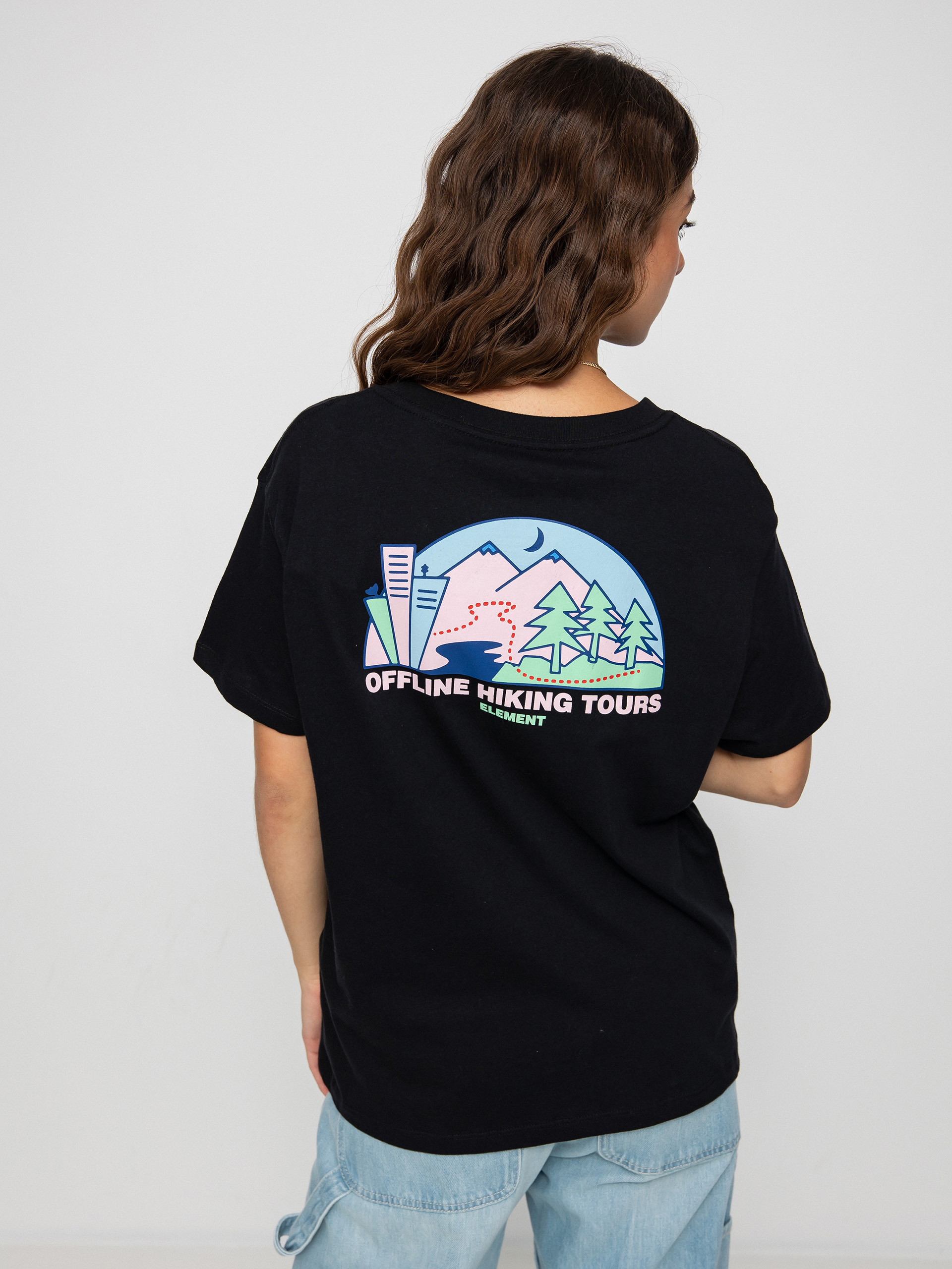 Tričko Element Offline Wmn (flint black)