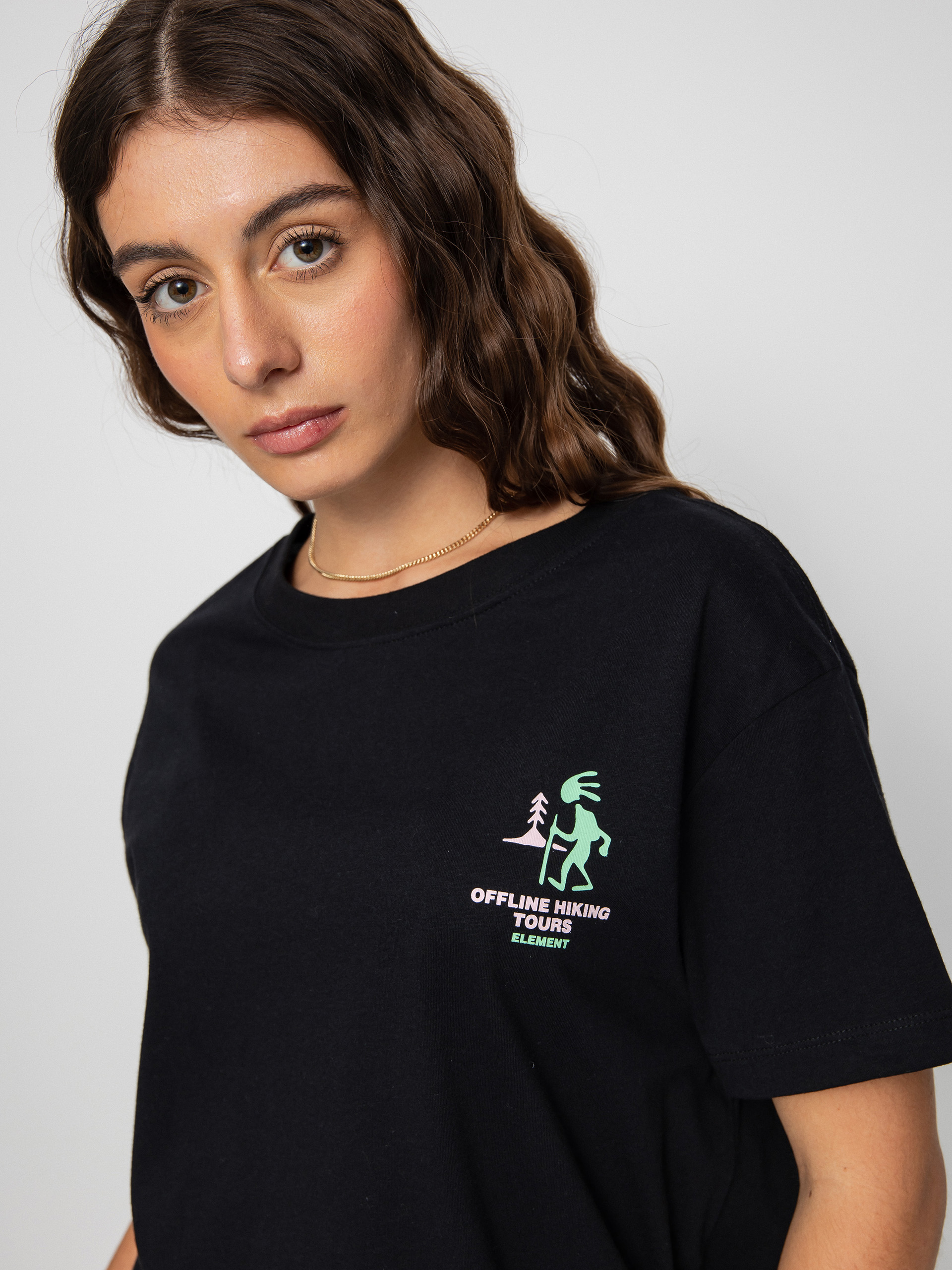 Tričko Element Offline Wmn (flint black)