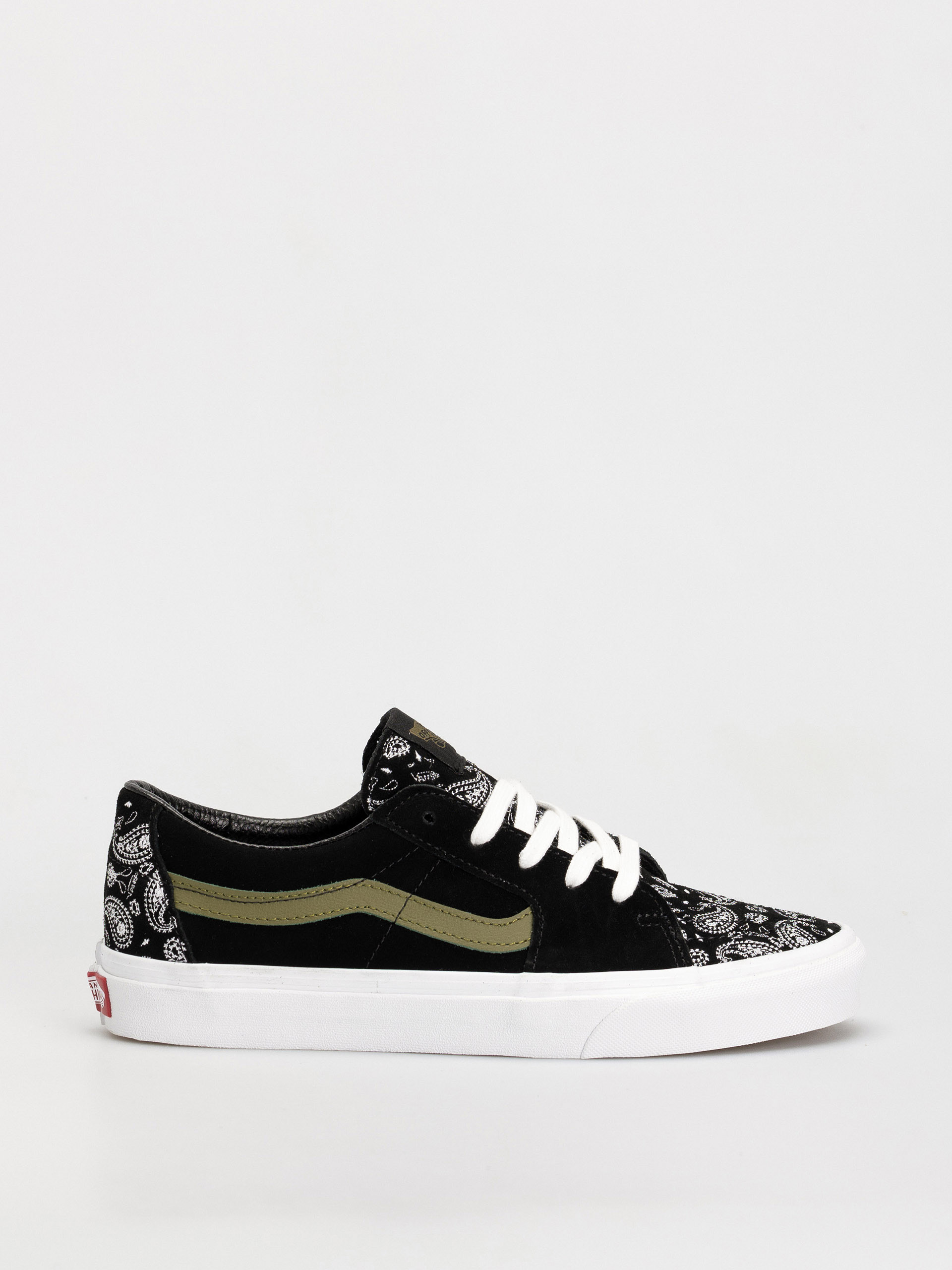 Boty Vans Sk8 Low (paisley suede black)
