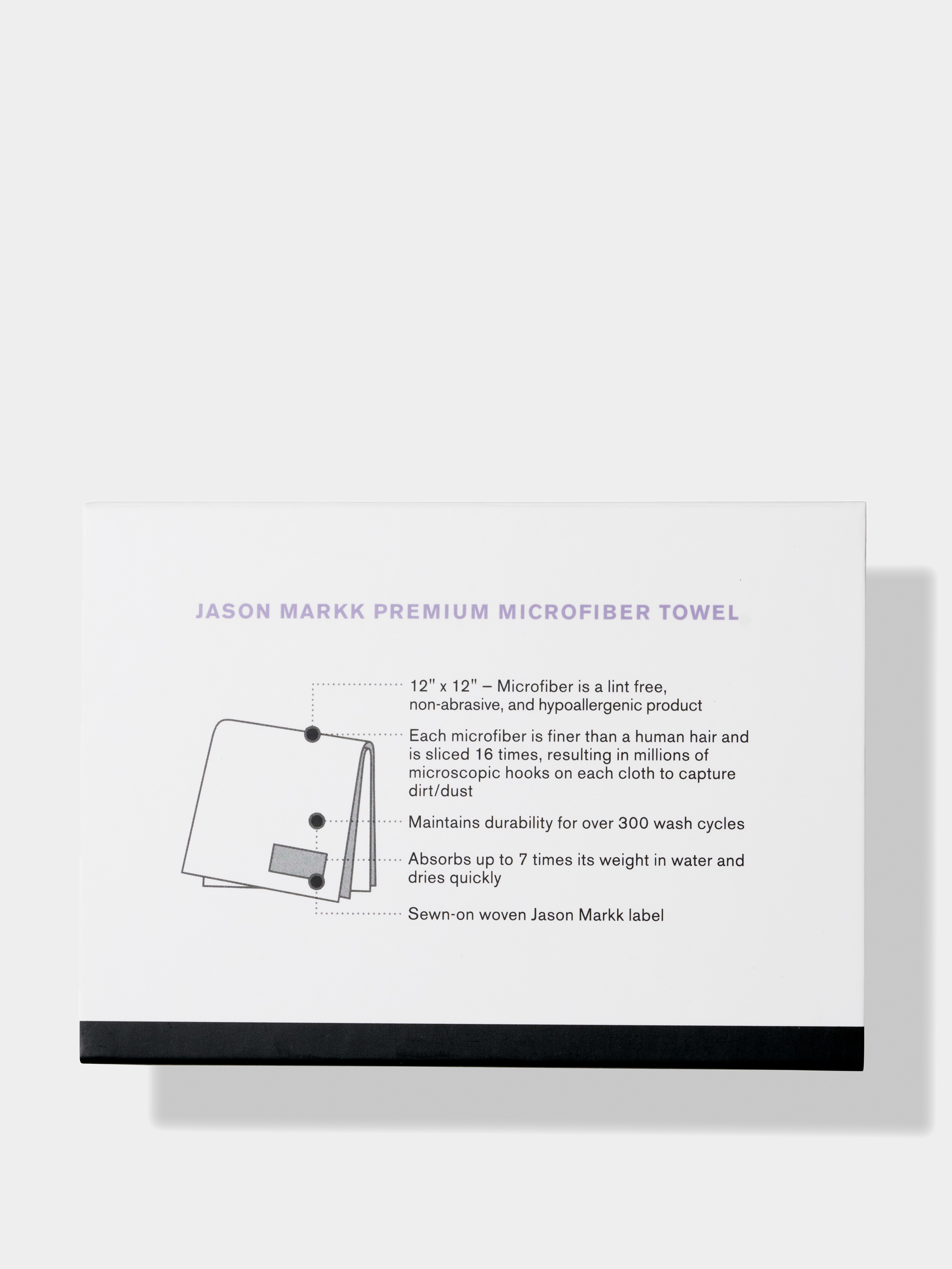 Ručník Jason Markk Premium Microfiber (white)