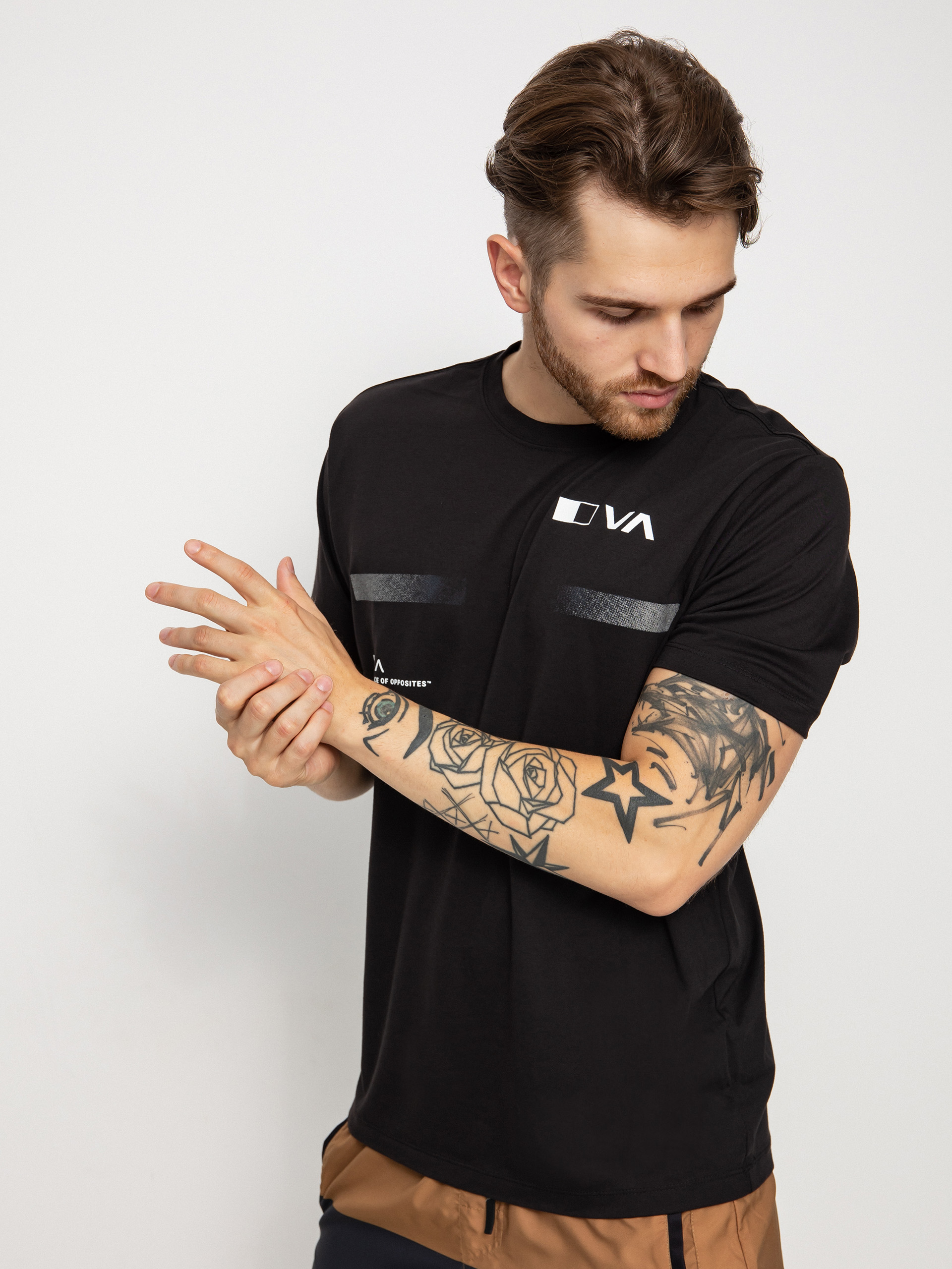 Tričko RVCA Pix Bar (black)