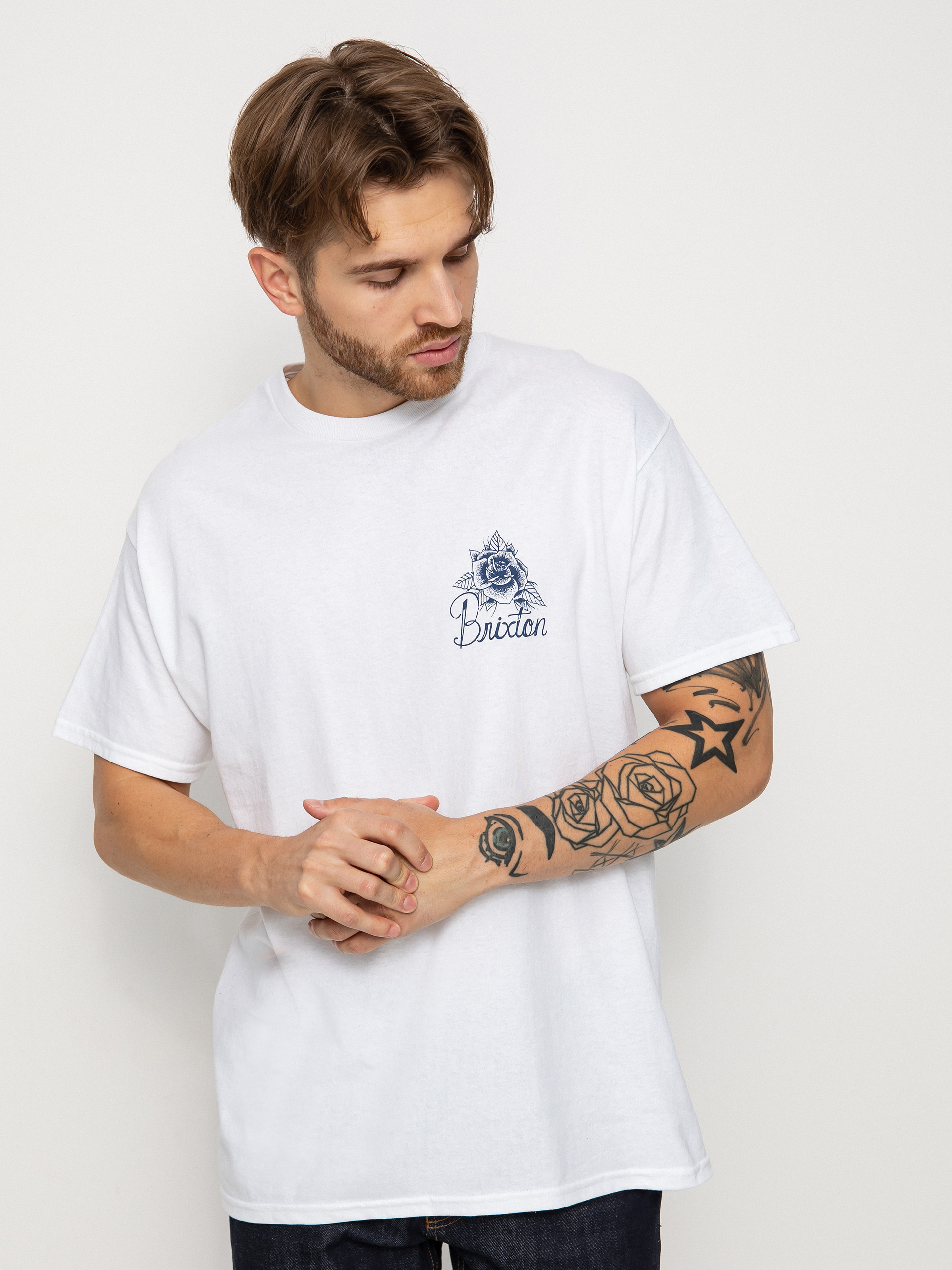 Tričko Brixton Lost Highway (white)