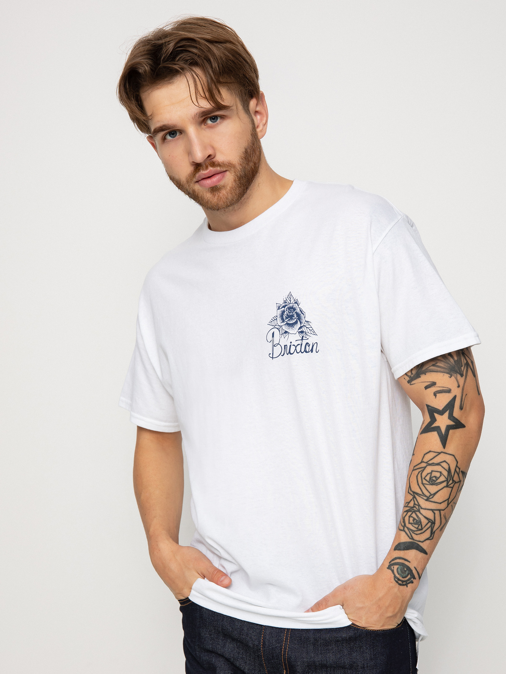 Tričko Brixton Lost Highway (white)