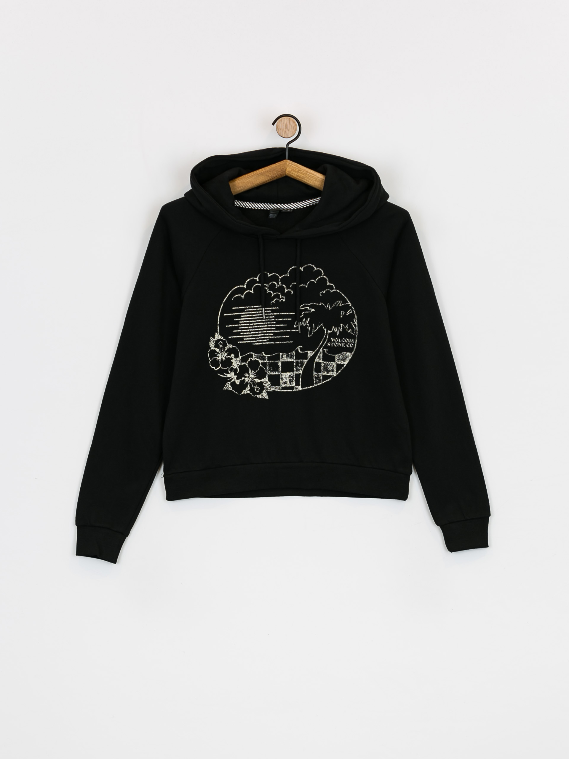 Mikina Volcom Truly Stokin Wmn (black)