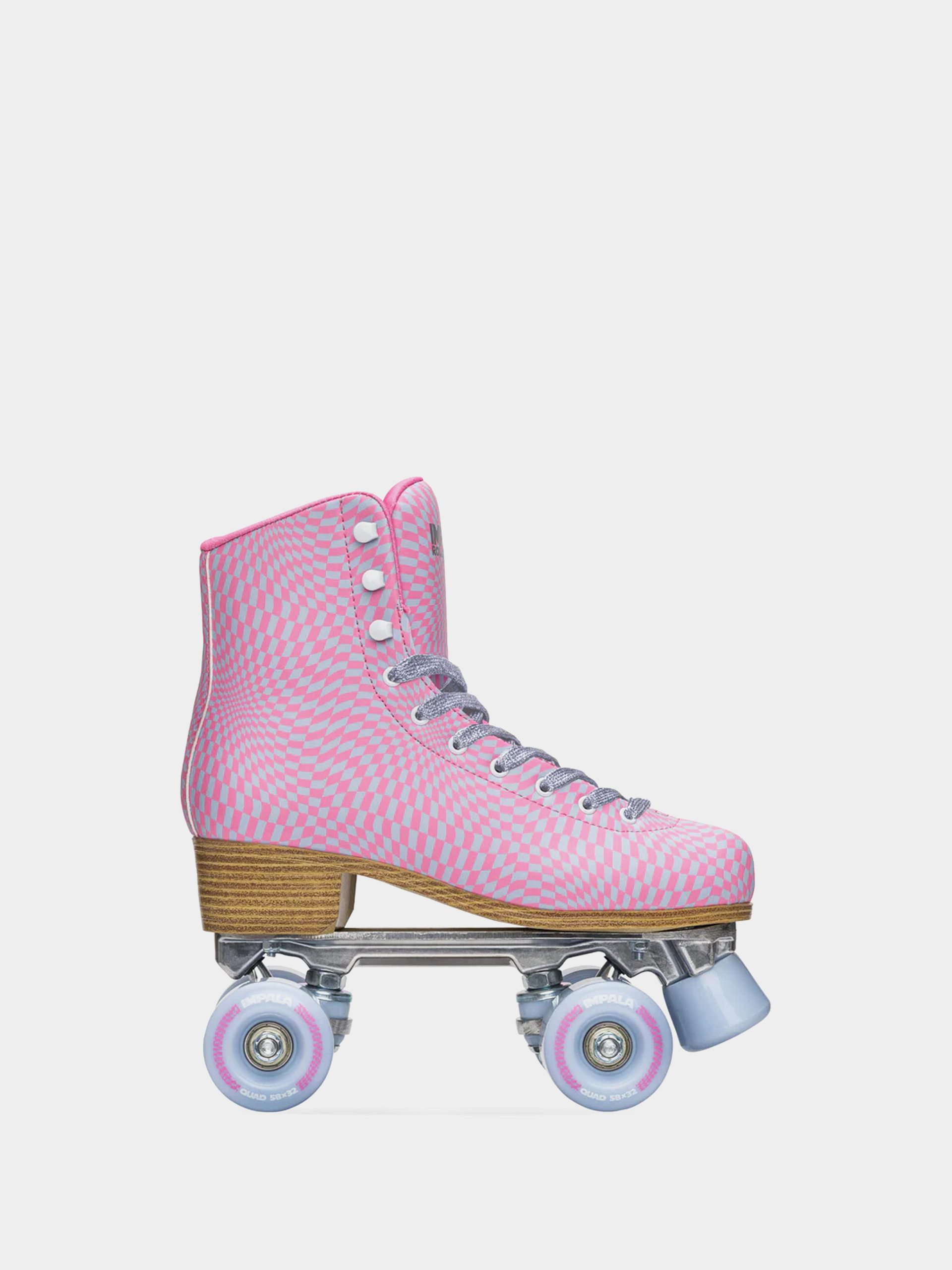 Koleu010dkovu00e9 brusle Impala Quad Skate Wmn (wavy check)