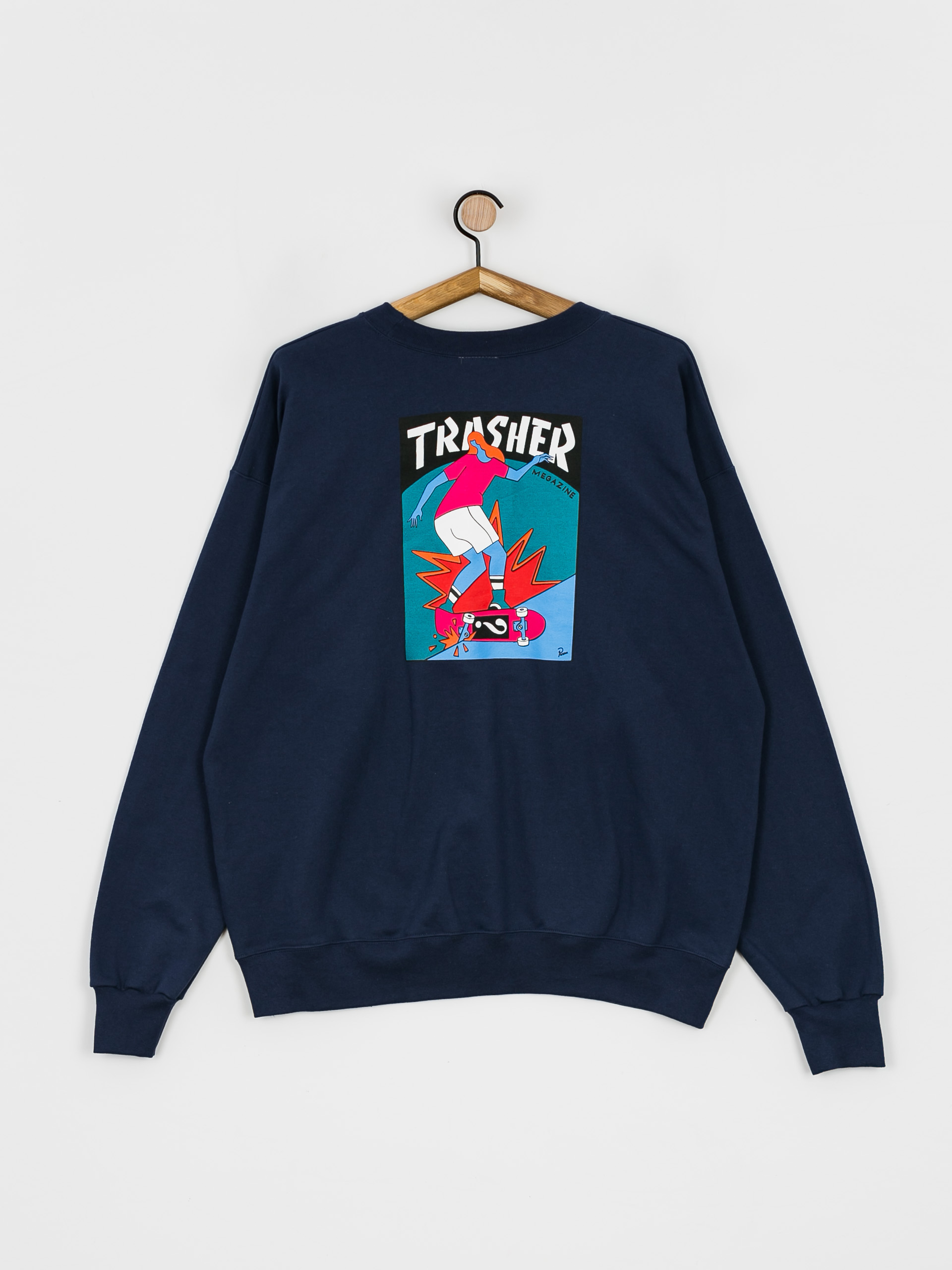 Mikina Thrasher Hurricane Crew (navy)