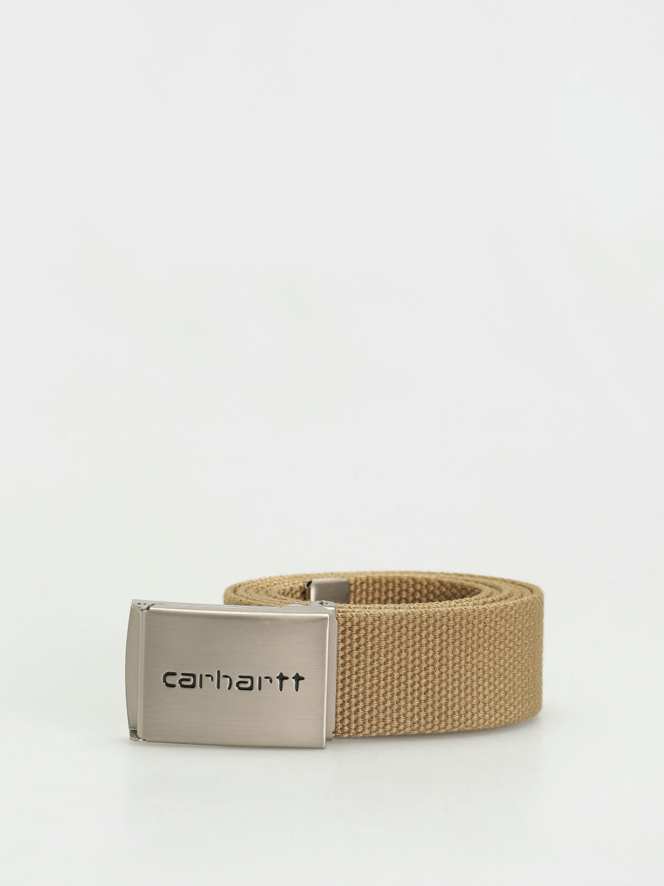 Pásek Carhartt WIP Clip Belt Chrome (leather)