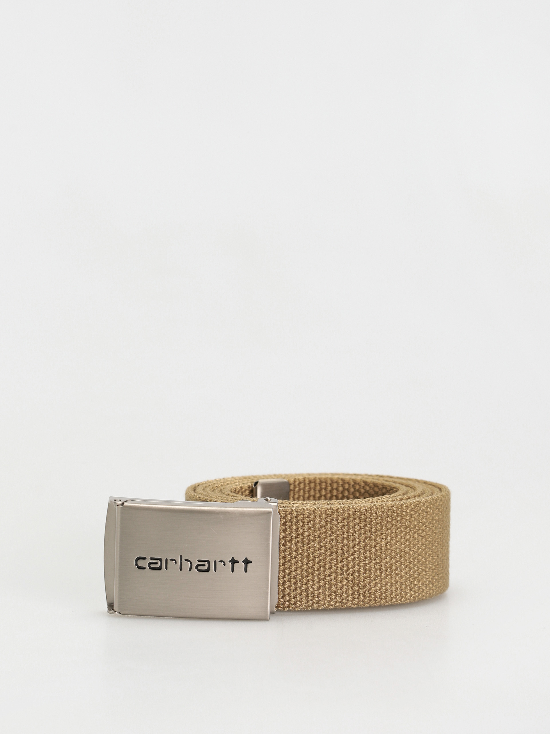 Pásek Carhartt WIP Clip Belt Chrome (leather)