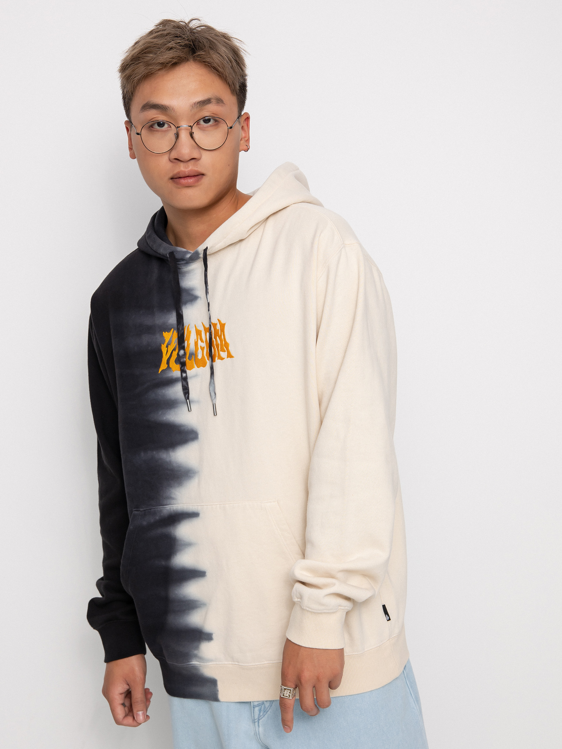 Mikina s kapucí Volcom Blew Out HD (black)