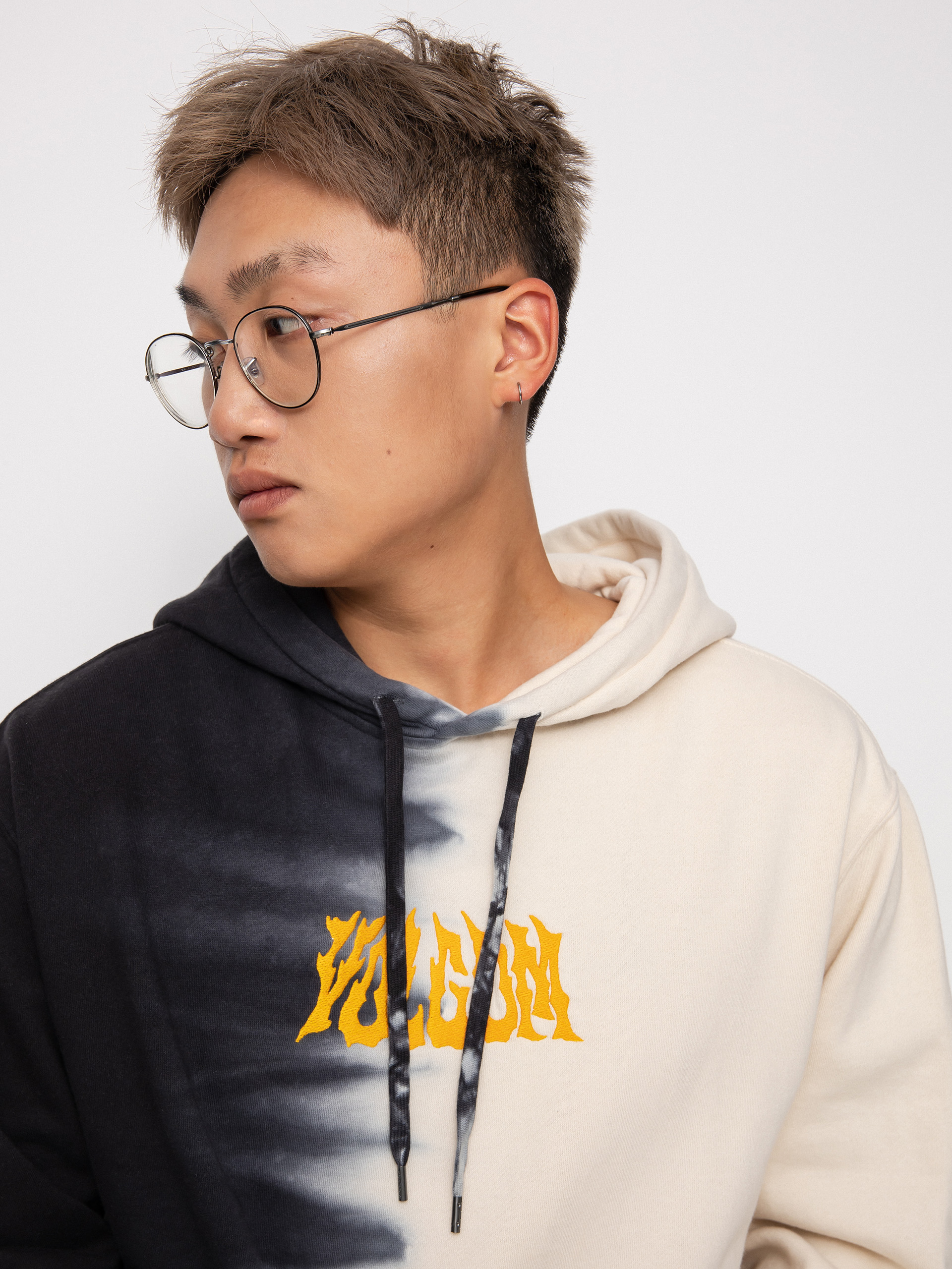 Mikina s kapucí Volcom Blew Out HD (black)