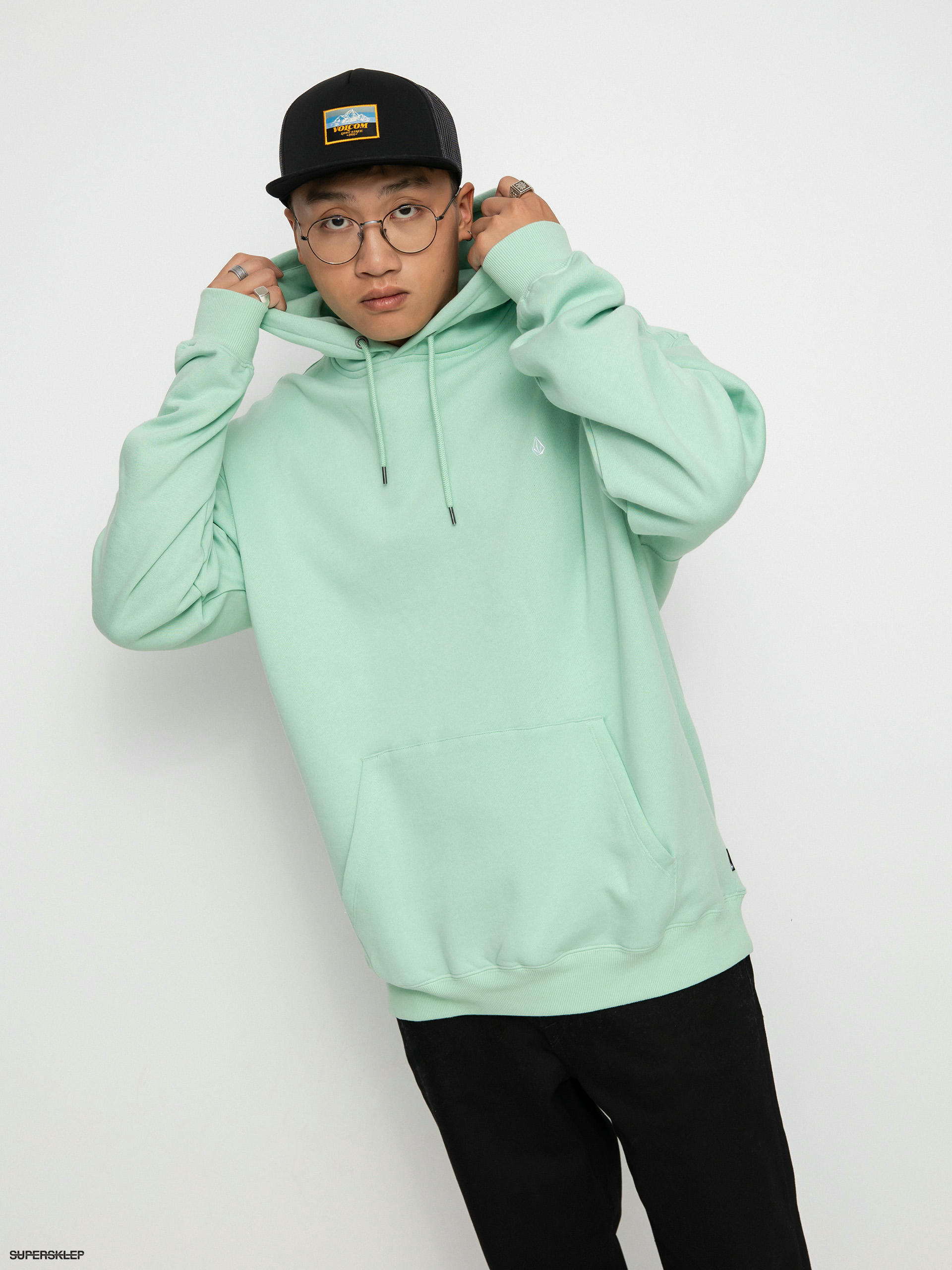 Single Stone Hoodie - LICHEN GREEN – Volcom Europe