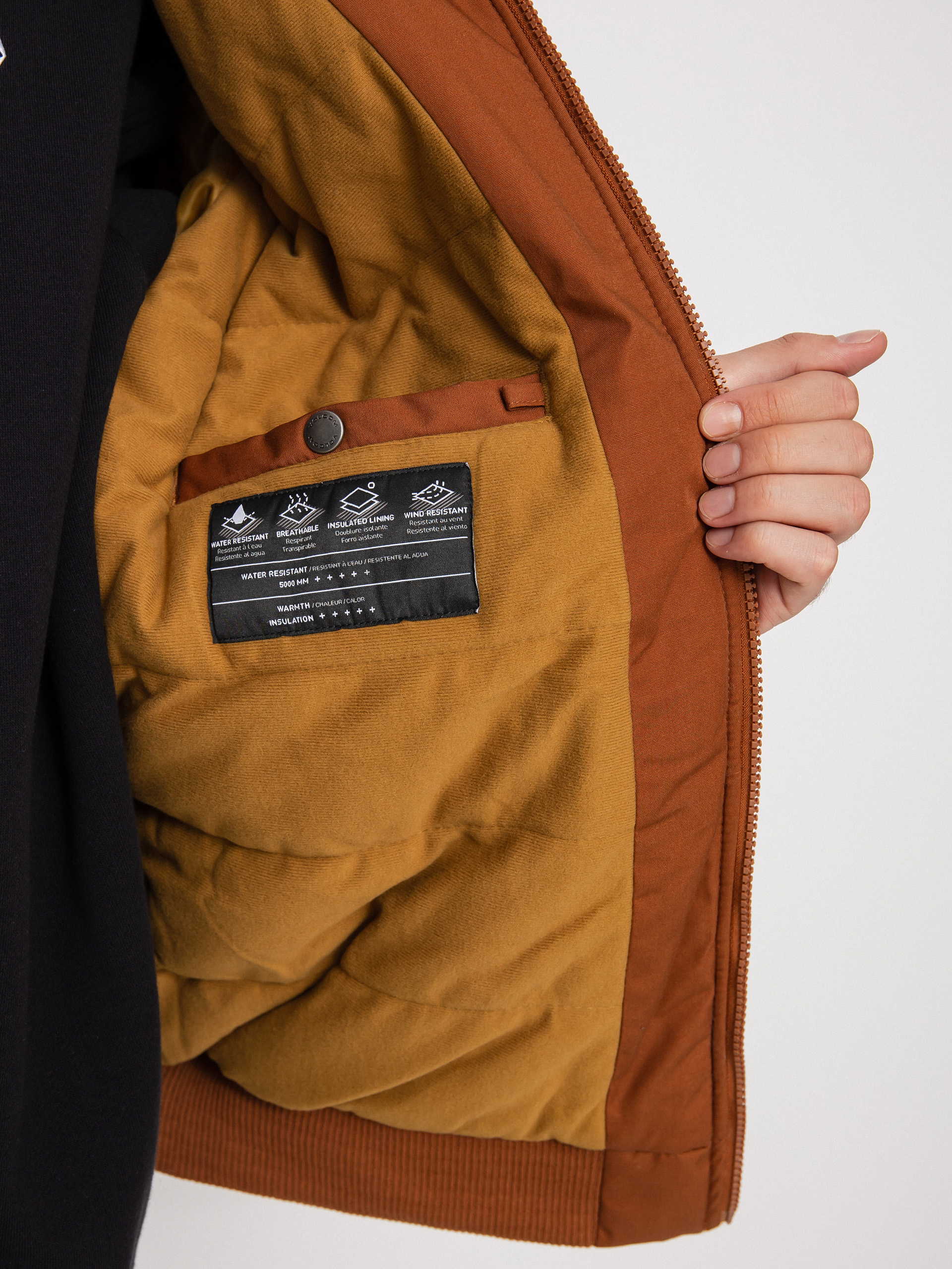 Bunda Volcom Hernan 5K (mocha)