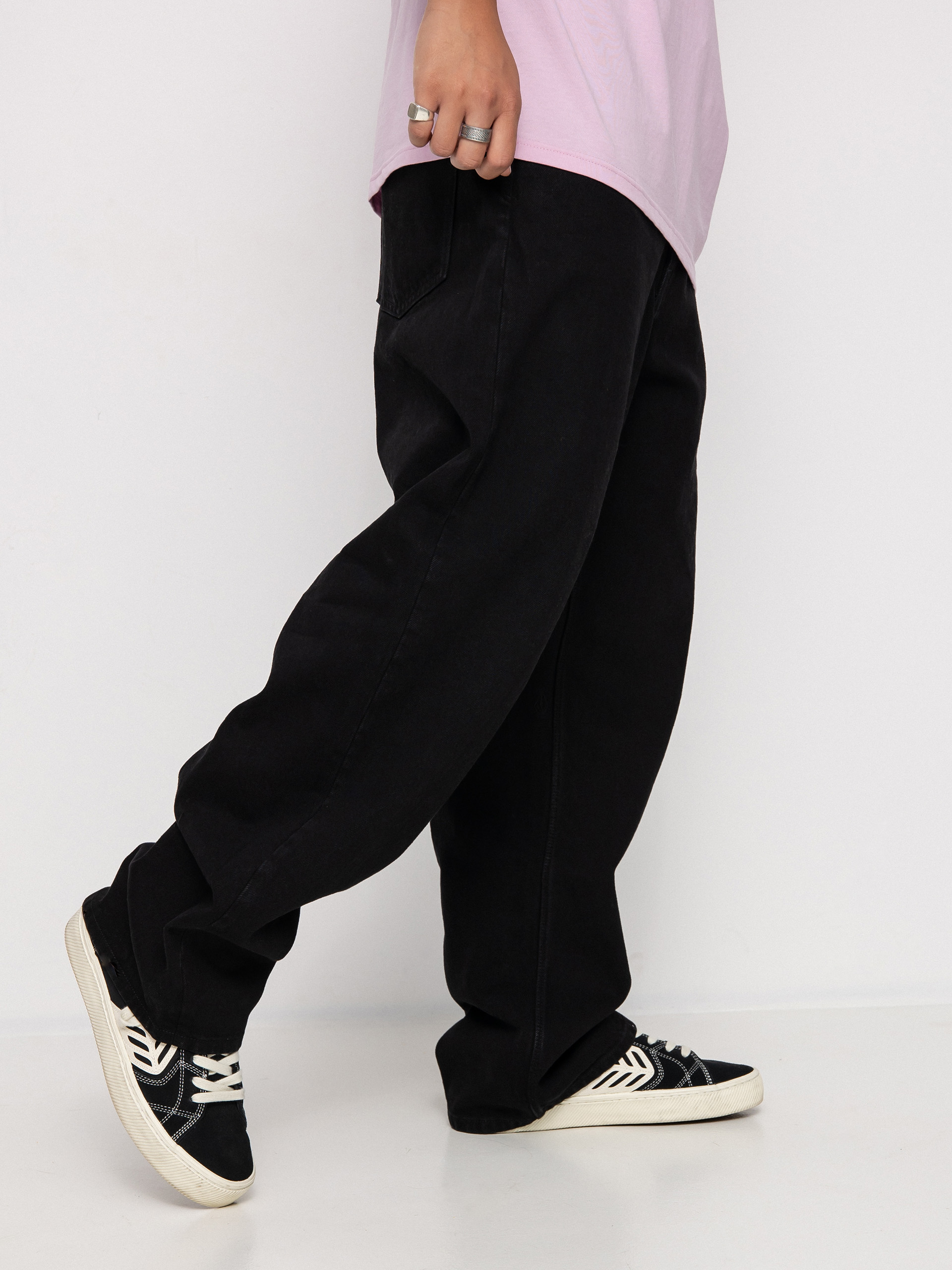 Kalhoty Volcom Billow Denim (black)