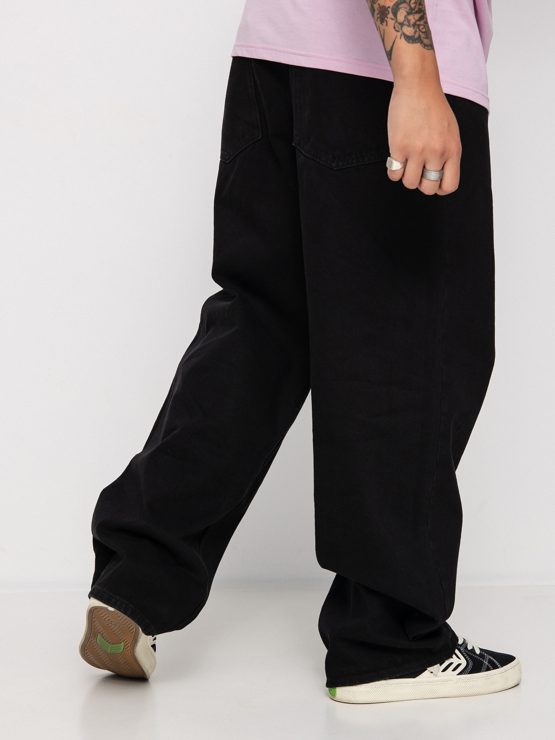 Kalhoty Volcom Billow Denim (black)