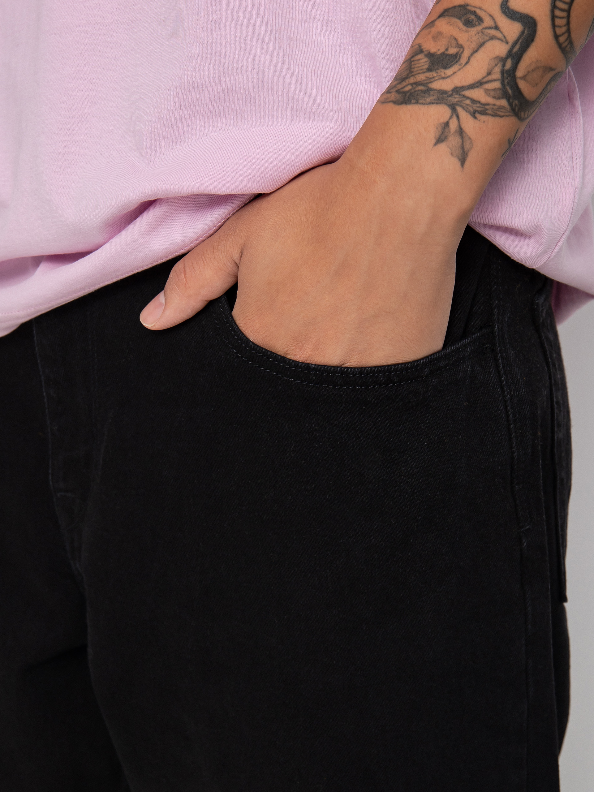 Kalhoty Volcom Billow Denim (black)