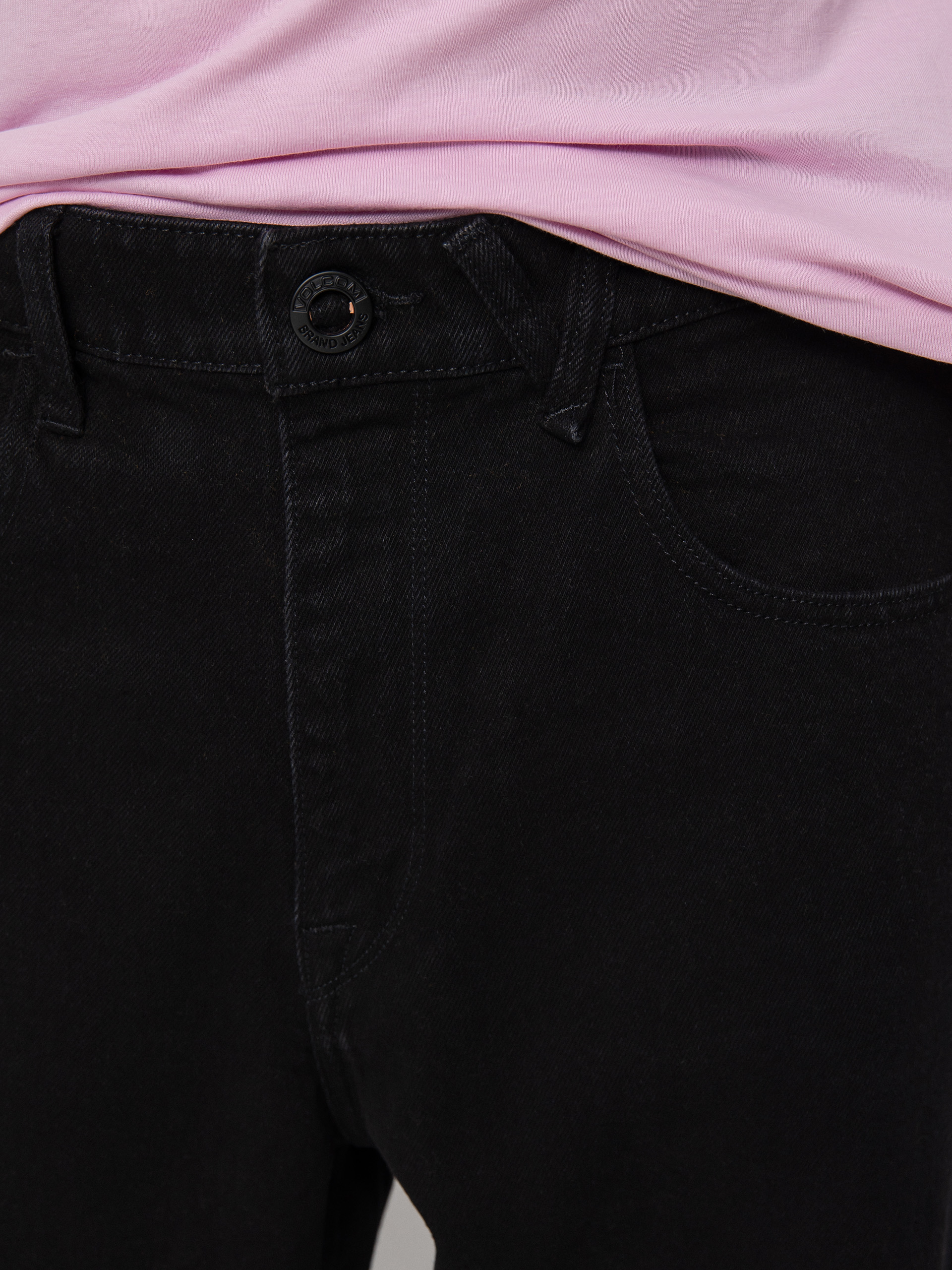 Kalhoty Volcom Billow Denim (black)