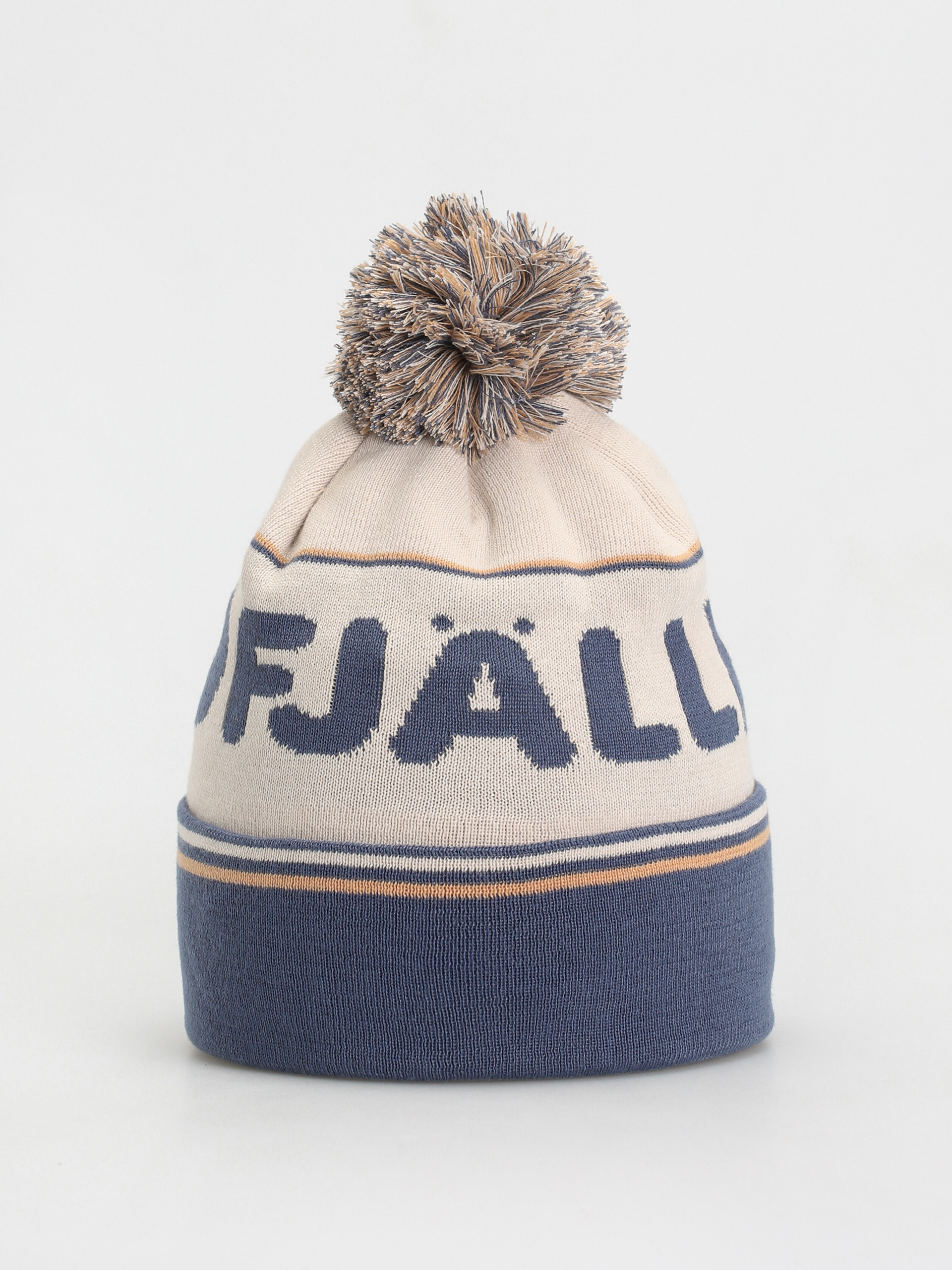 Čepice Fjallraven Pom Hat (chalk white/indigo blue)