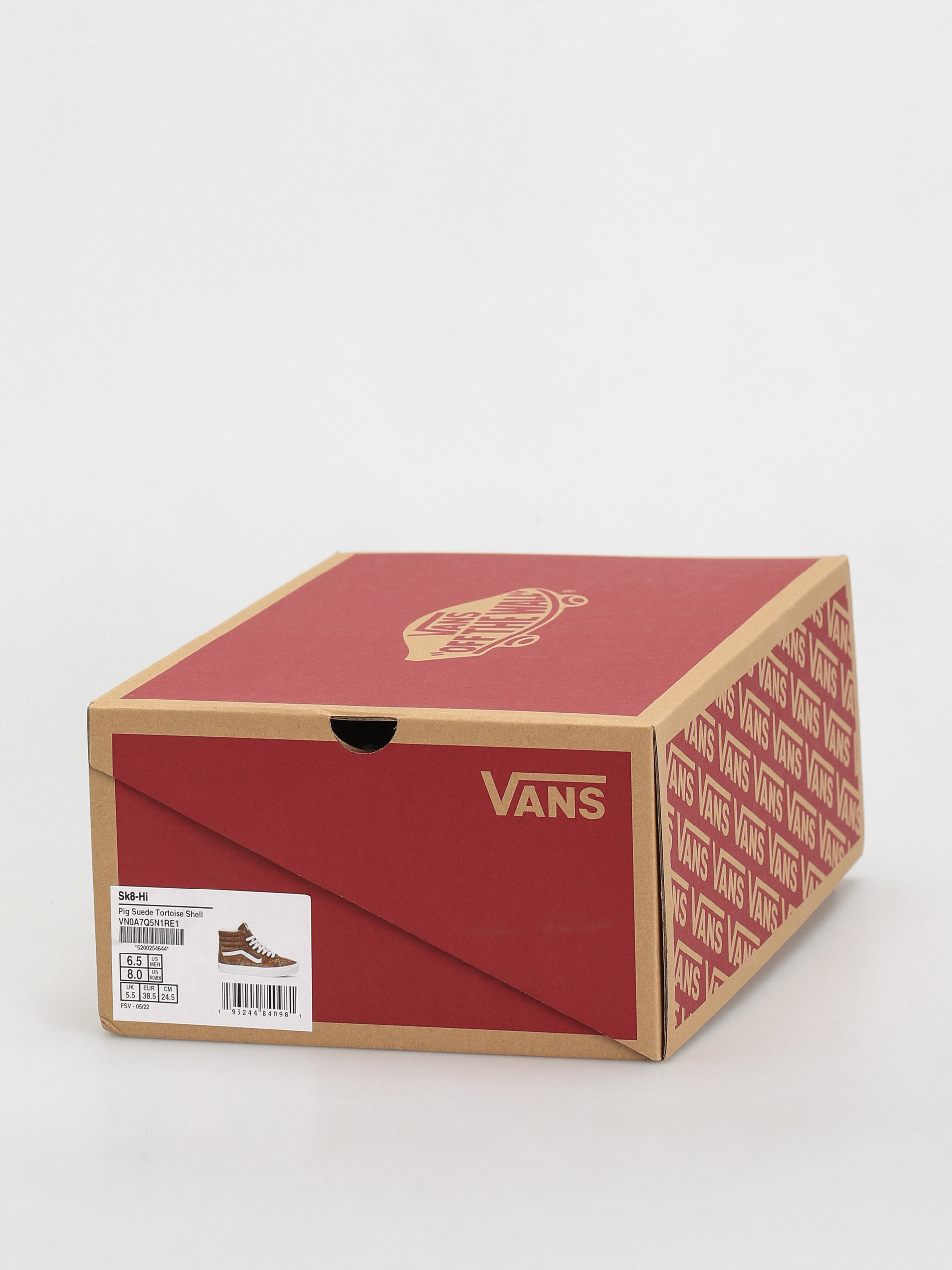 Boty Vans Sk8 Hi (pig suede tortoise shell)