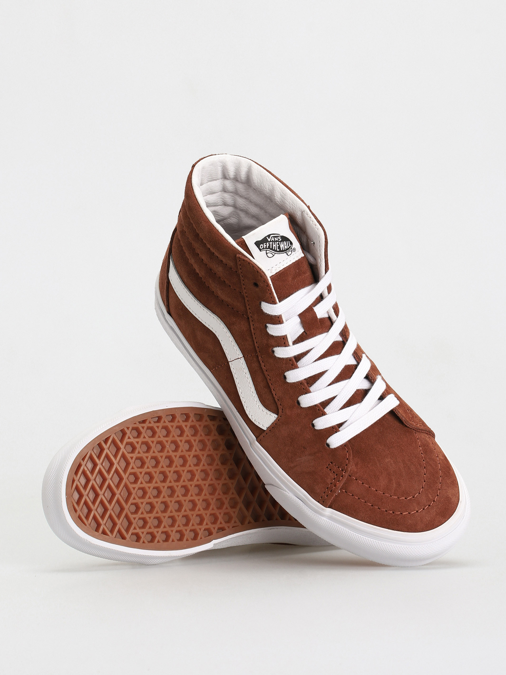Boty Vans Sk8 Hi (pig suede tortoise shell)