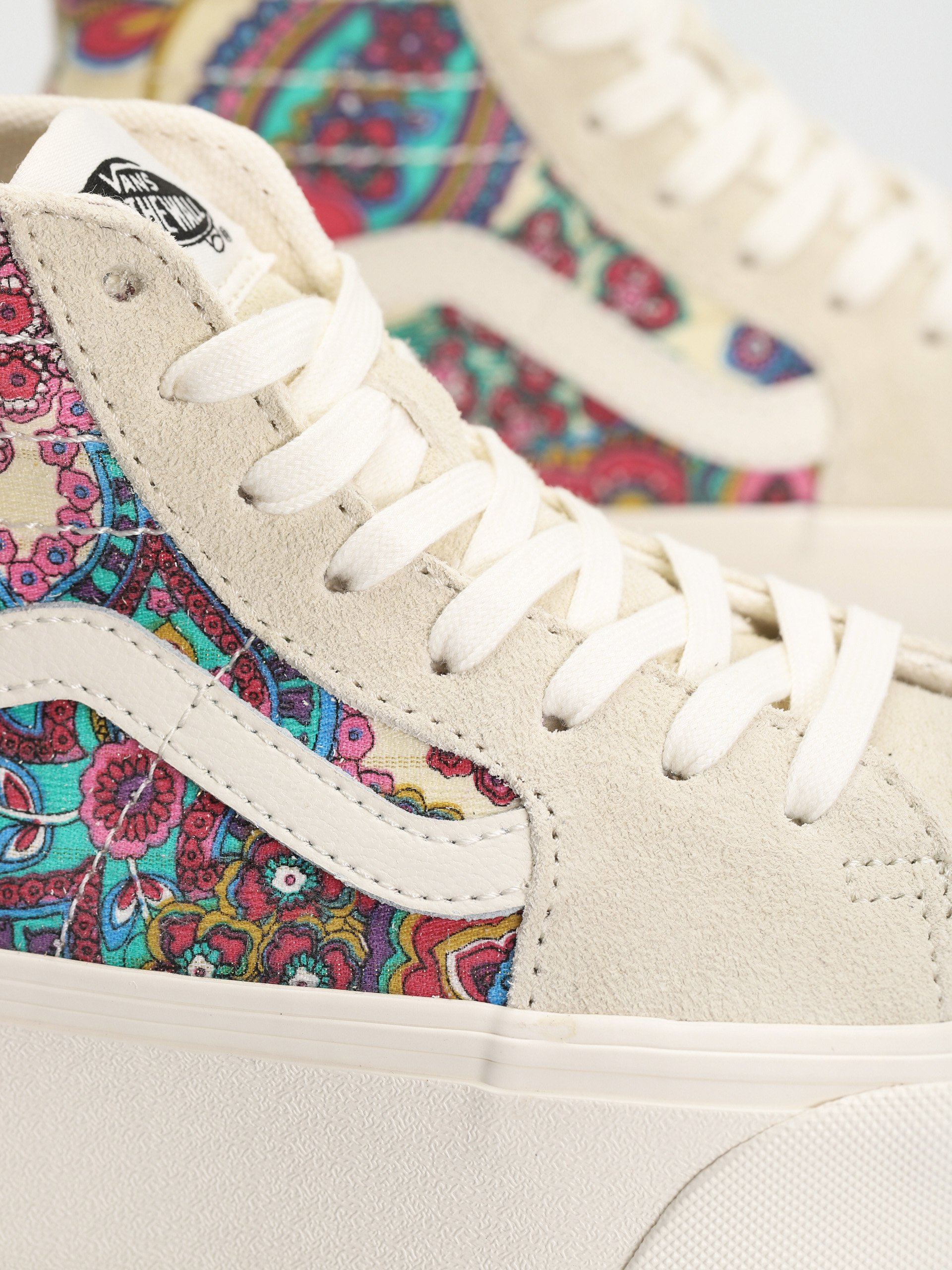 Boty Vans Sk8 Hi Tapered Stackform (paisley bloom turtledove)