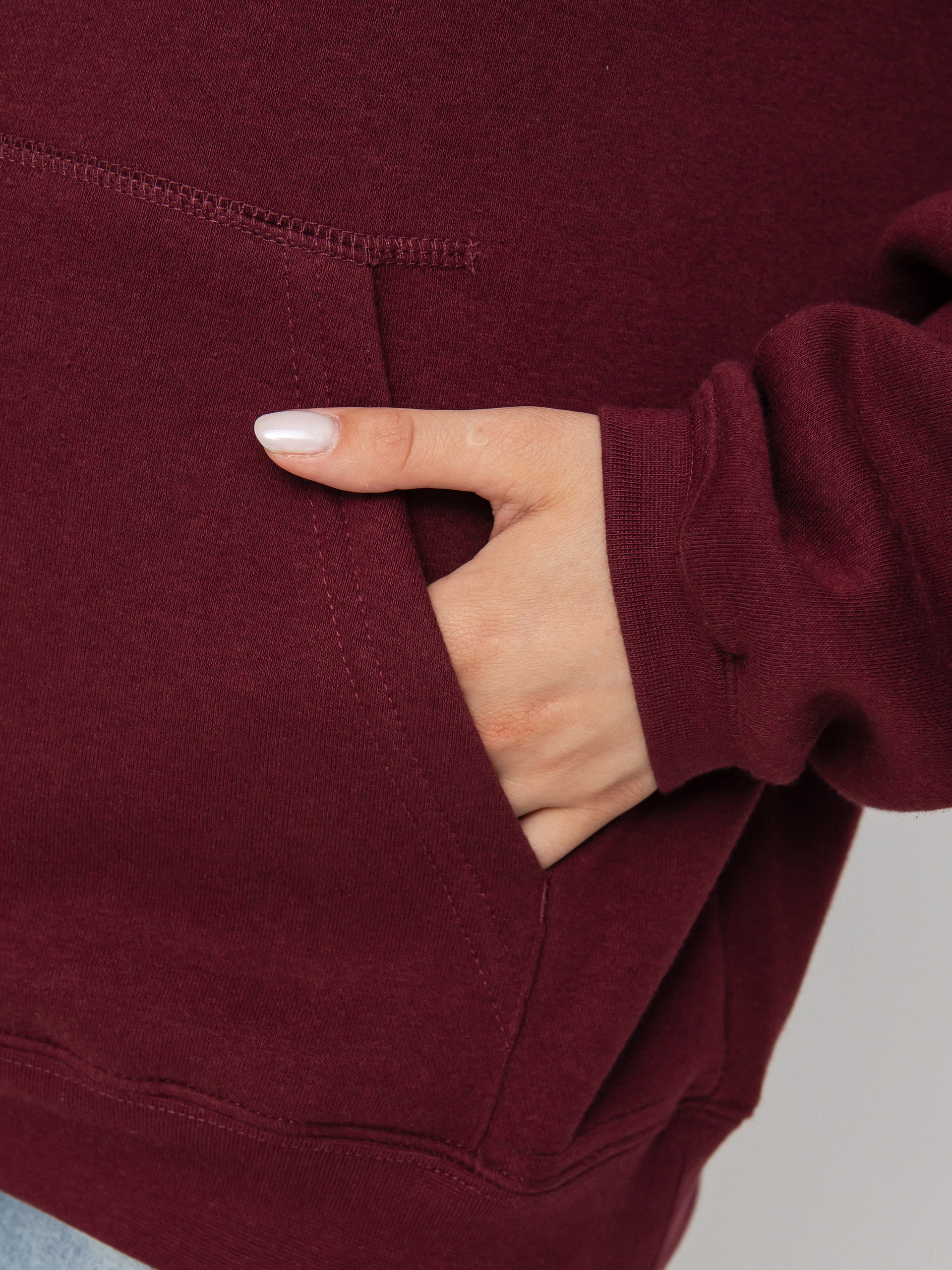 Mikina Volcom Stone Heart II Wmn (burgundy)