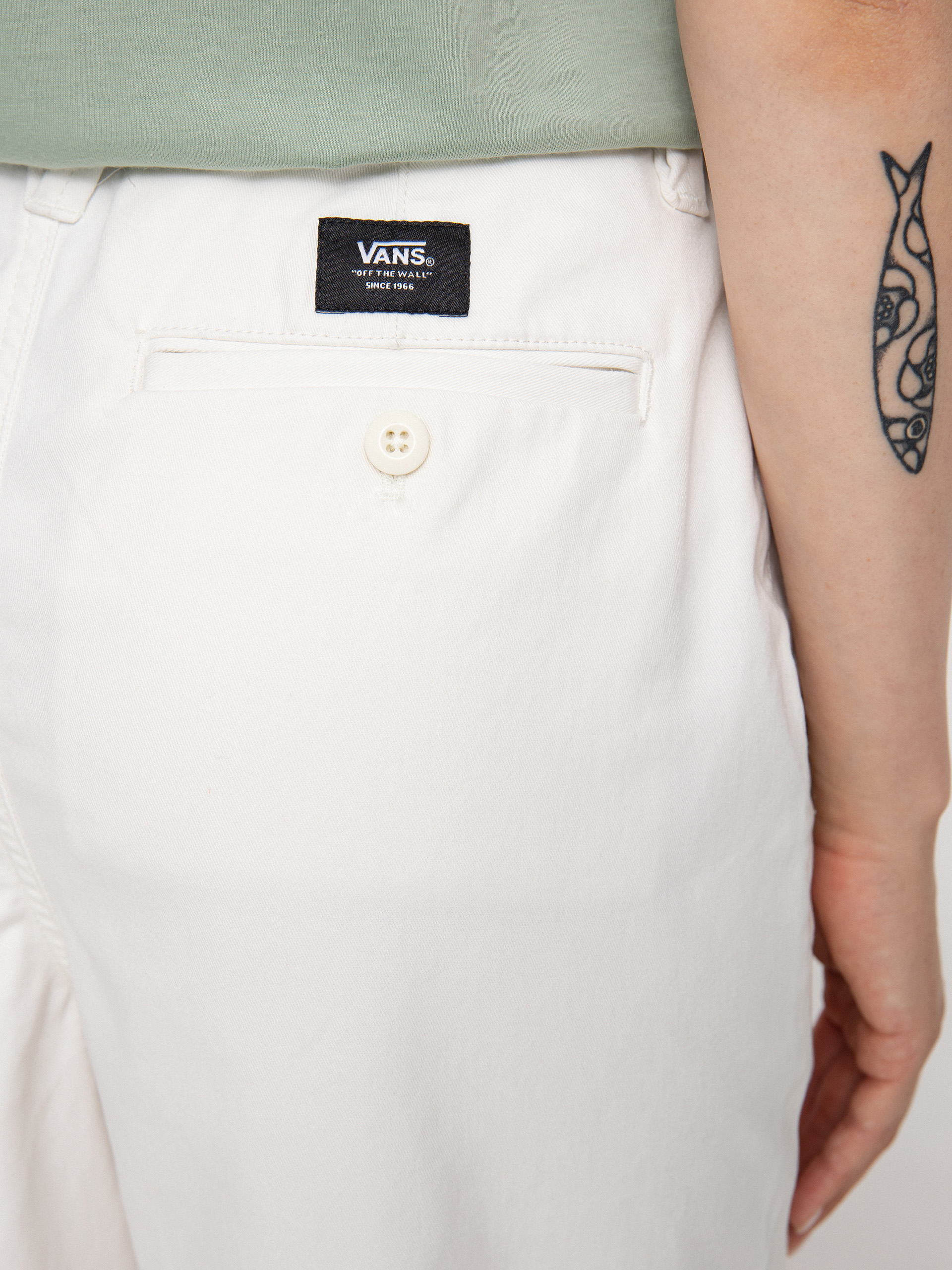 Kalhoty Vans Authentic Chino Wmn (authentic marshmallow)