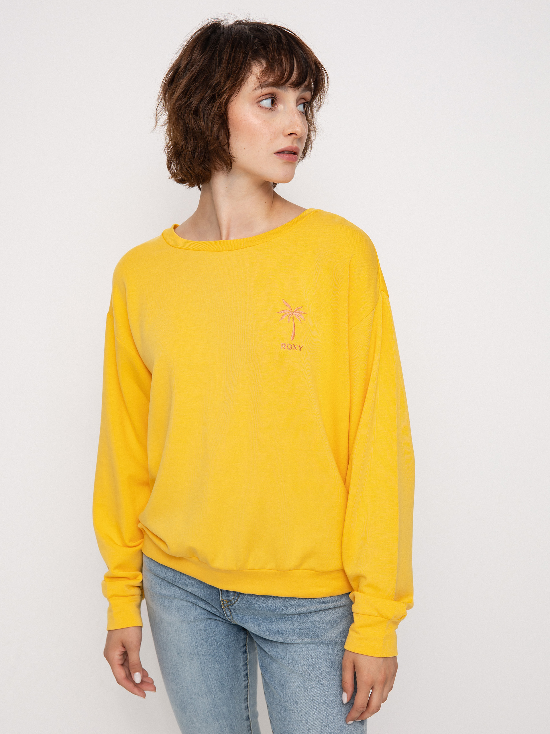 Mikina Roxy Surfing By Moonlight D Wmn (yolk yellow)