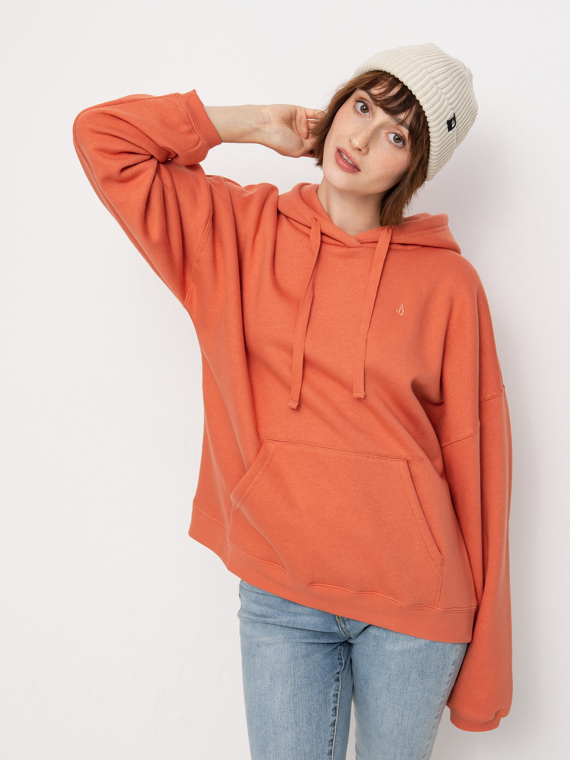 Mikina Volcom Stone Heart II Wmn (terra cotta)