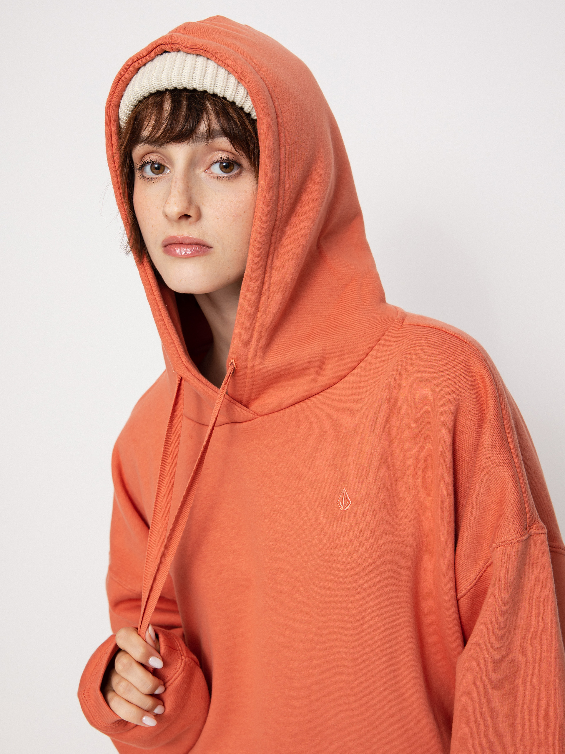 Mikina Volcom Stone Heart II Wmn (terra cotta)