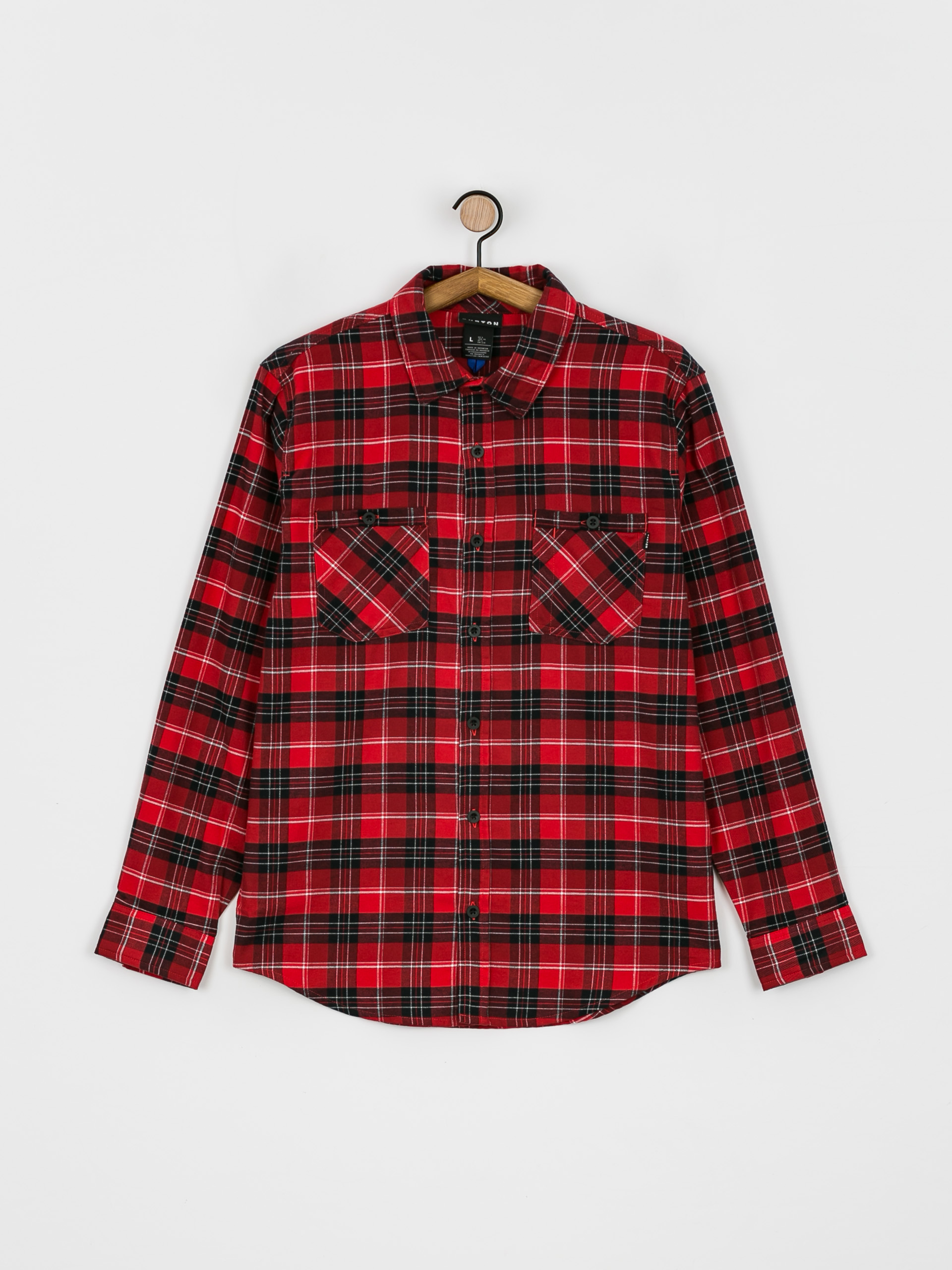 Košile Burton Favorite Flannel (tomato bradley plaid)