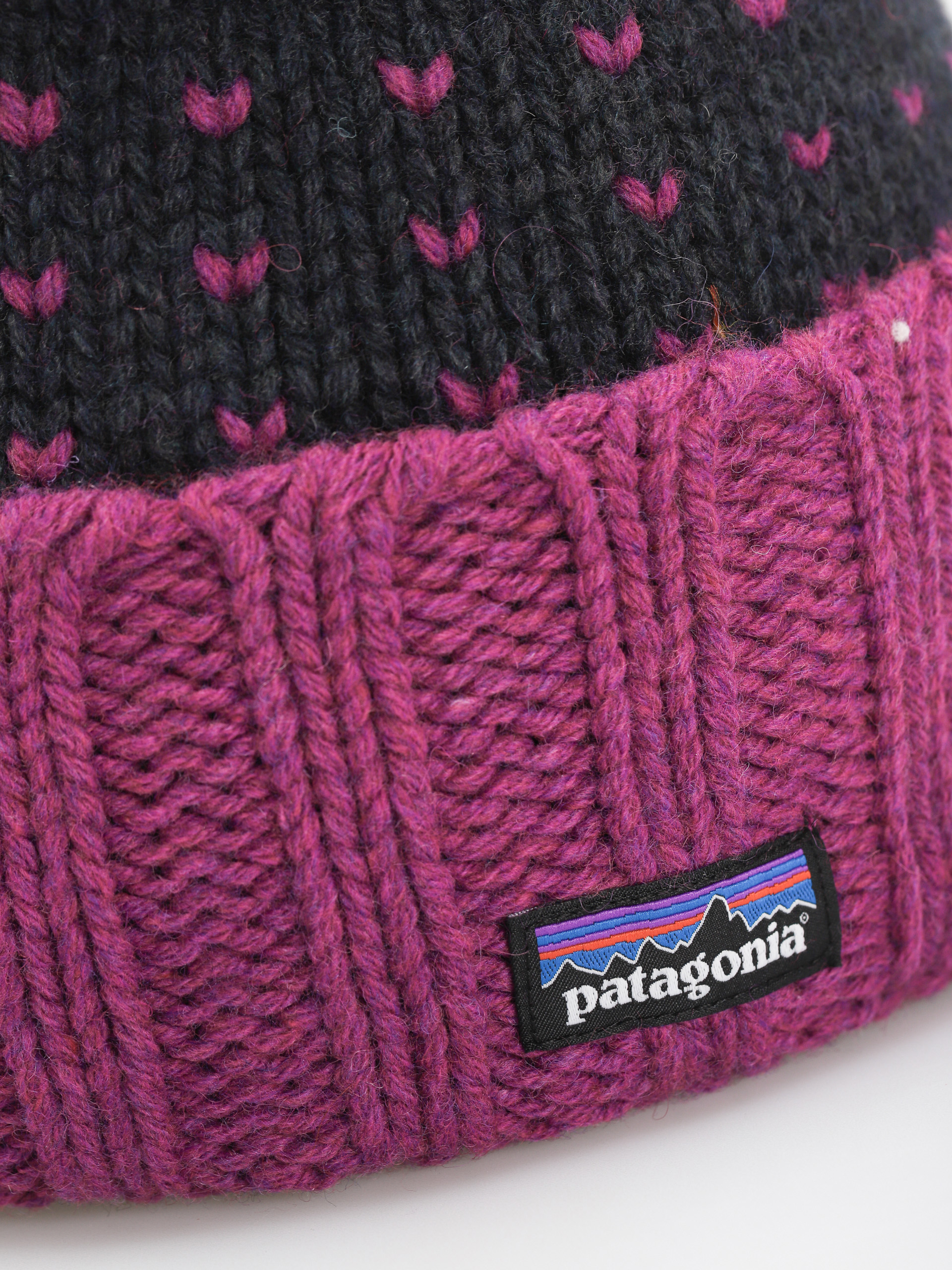Čepice Patagonia Snowbelle (simple dot/amaranth pink)