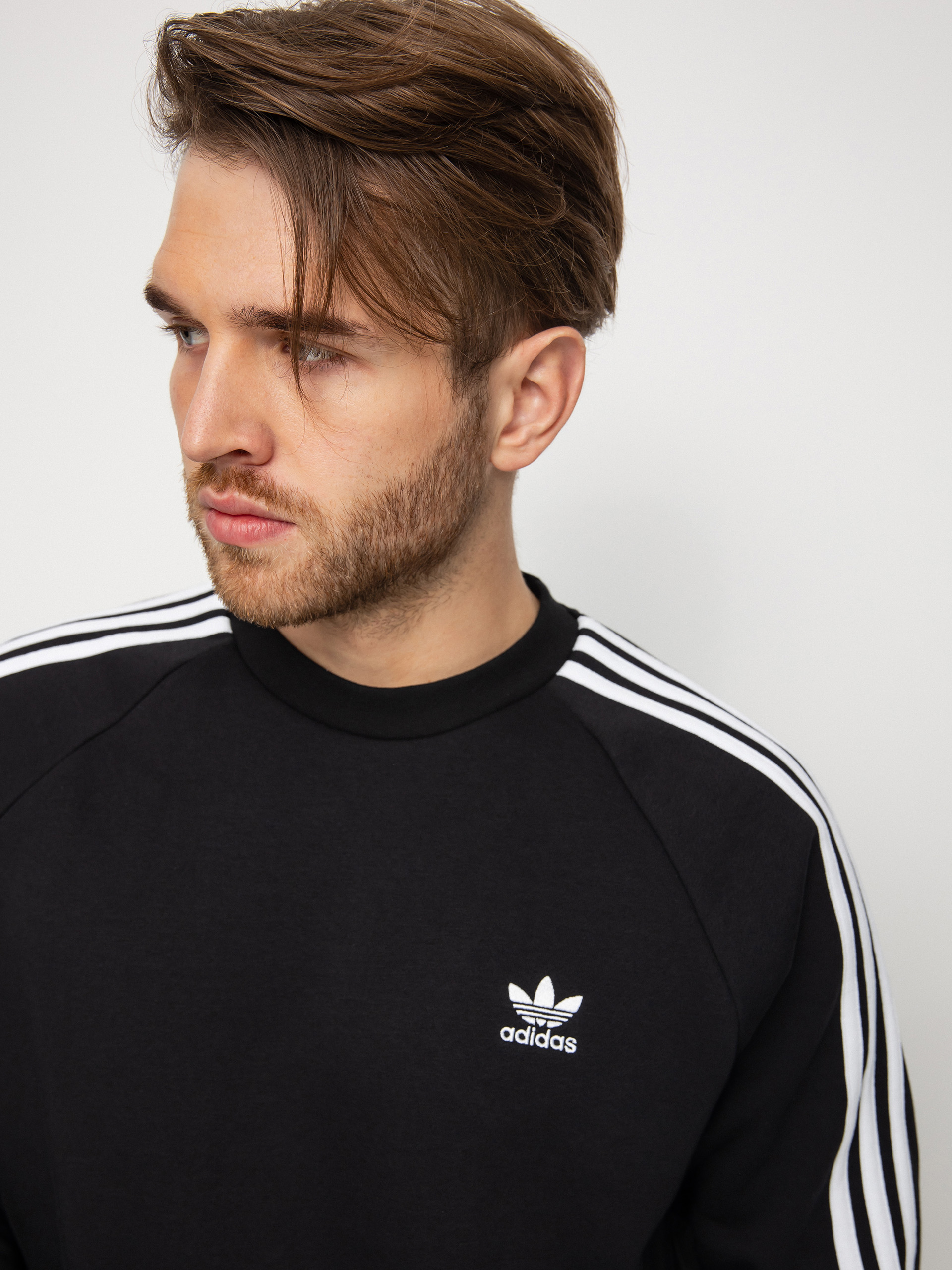 Mikina adidas Originals 3 Stripes Crew (black)