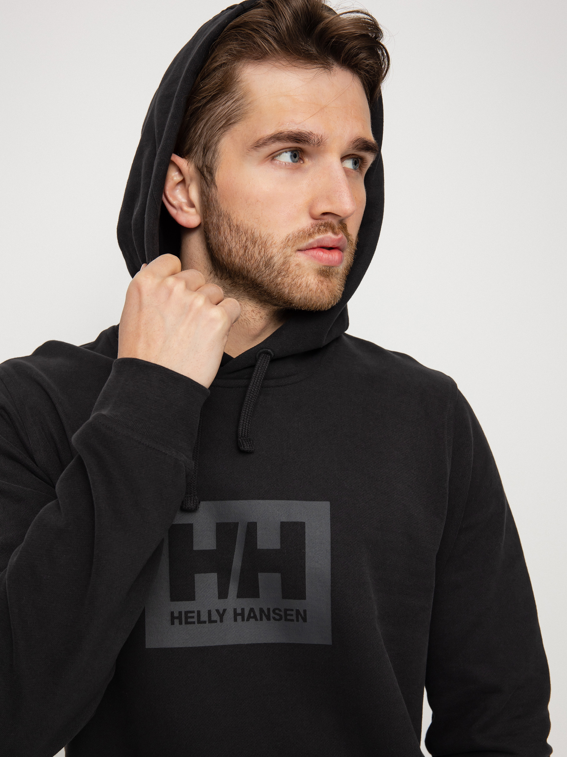 Mikina s kapucí Helly Hansen Box HD (black)