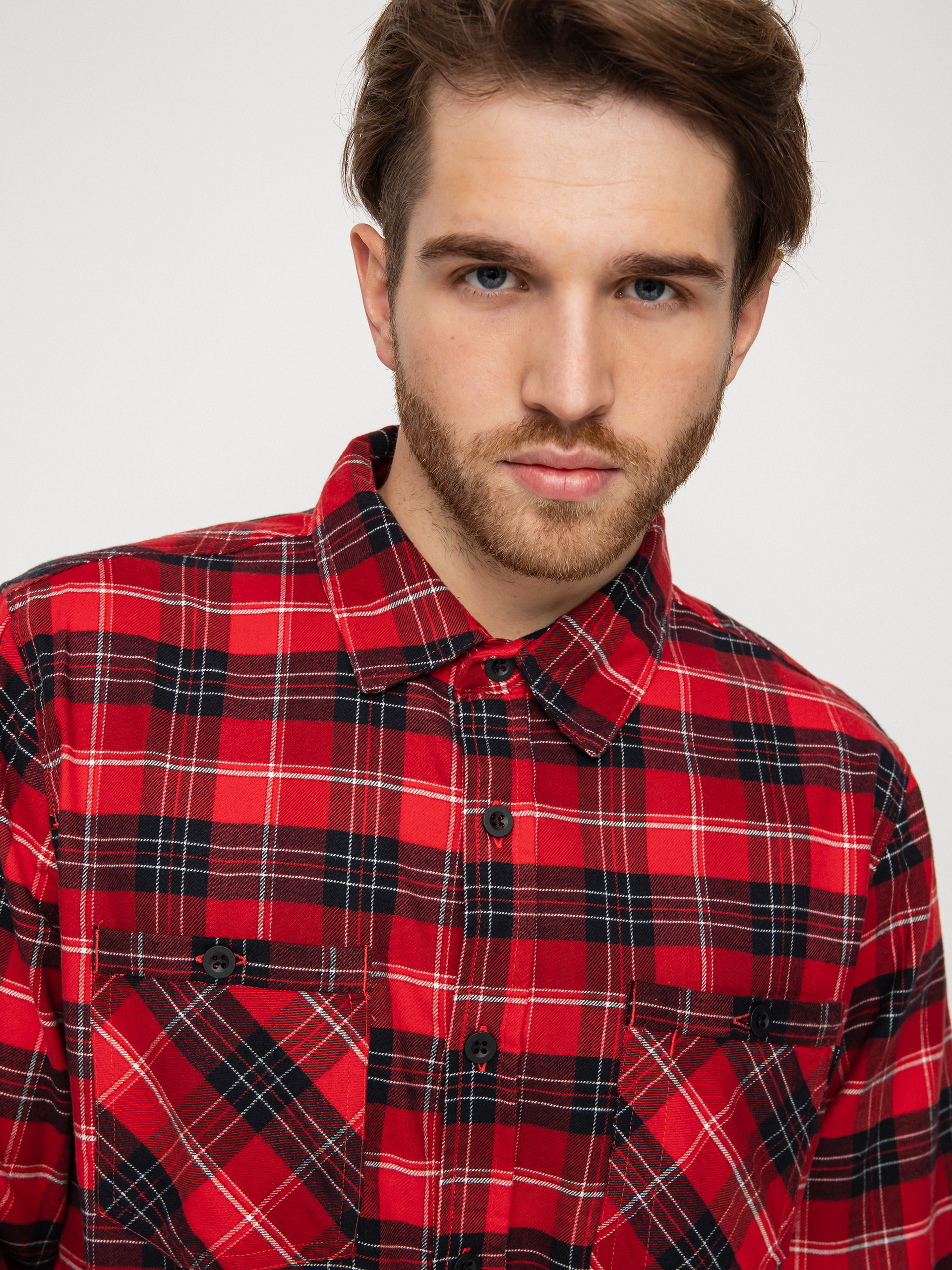 Košile Burton Favorite Flannel (tomato bradley plaid)