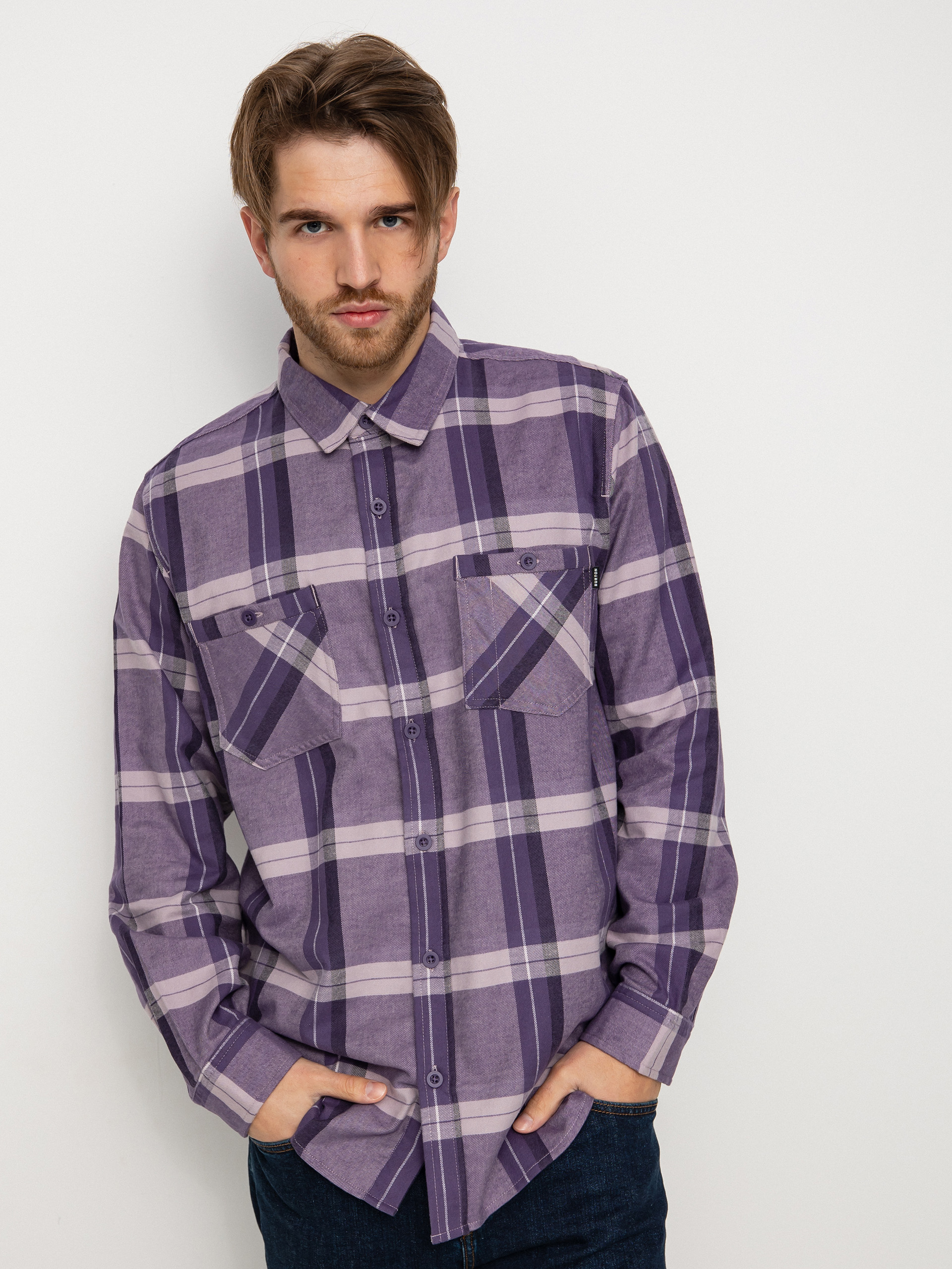 Košile Burton Favorite Flannel (elderberry sparse plaid)