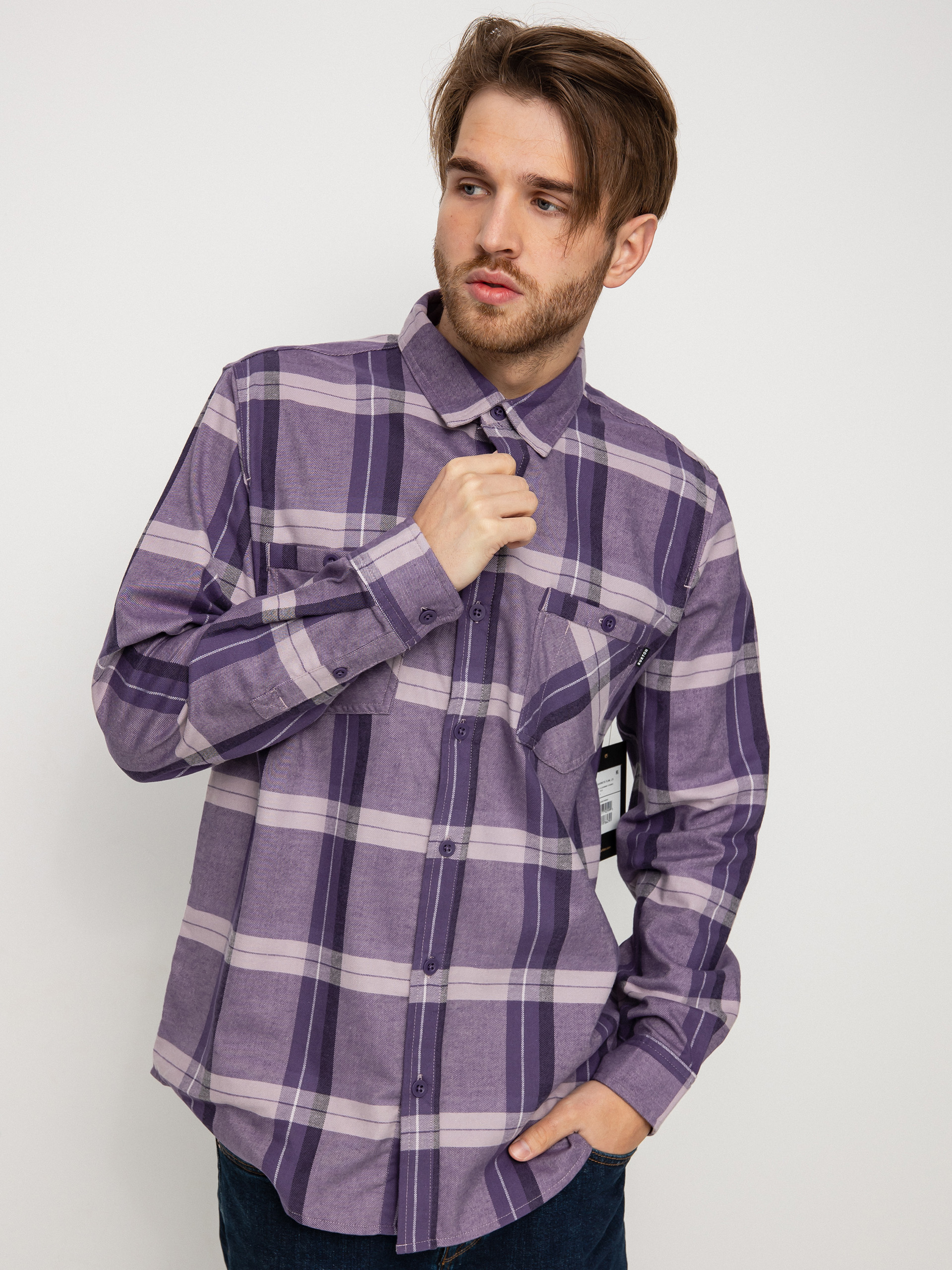 Košile Burton Favorite Flannel (elderberry sparse plaid)