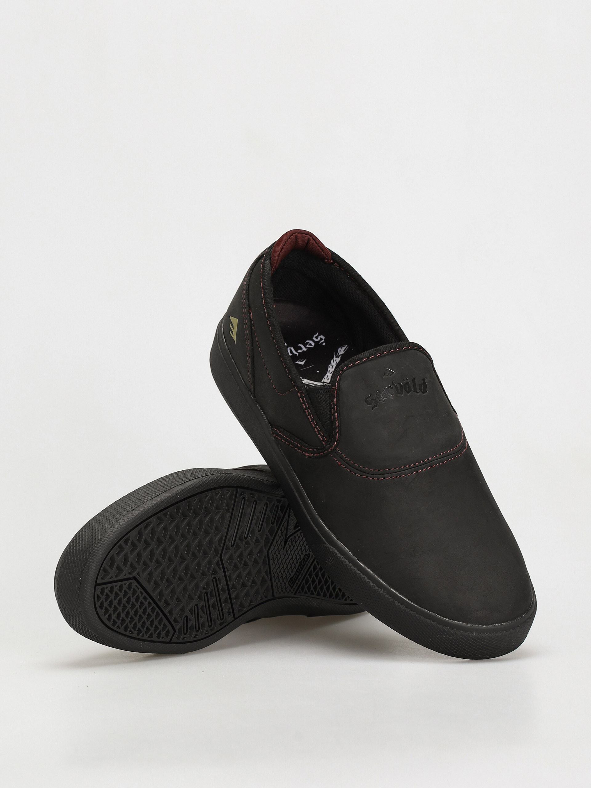 Boty Emerica Wino G6 Slip Cup (black/black/red)