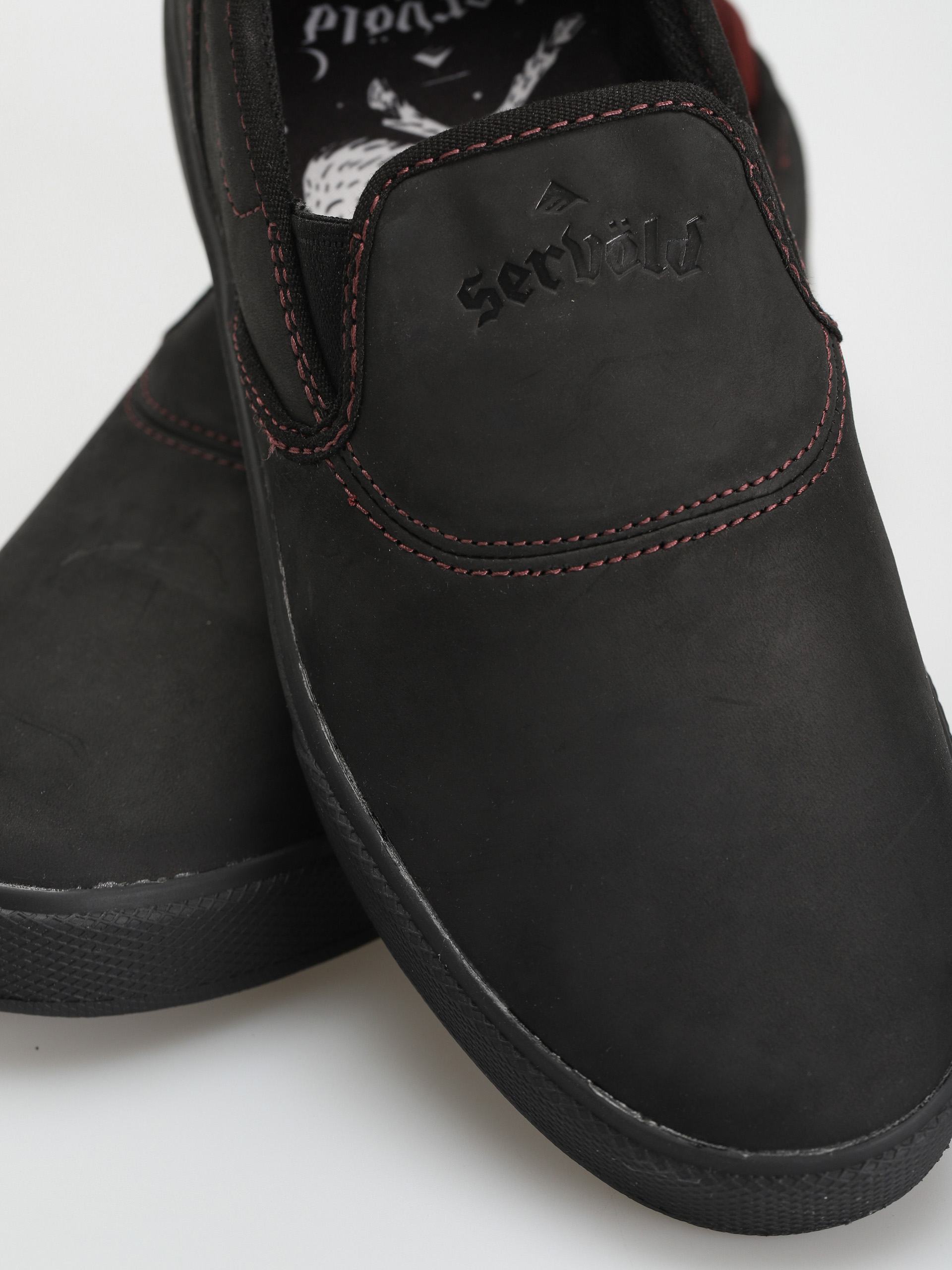 Boty Emerica Wino G6 Slip Cup (black/black/red)