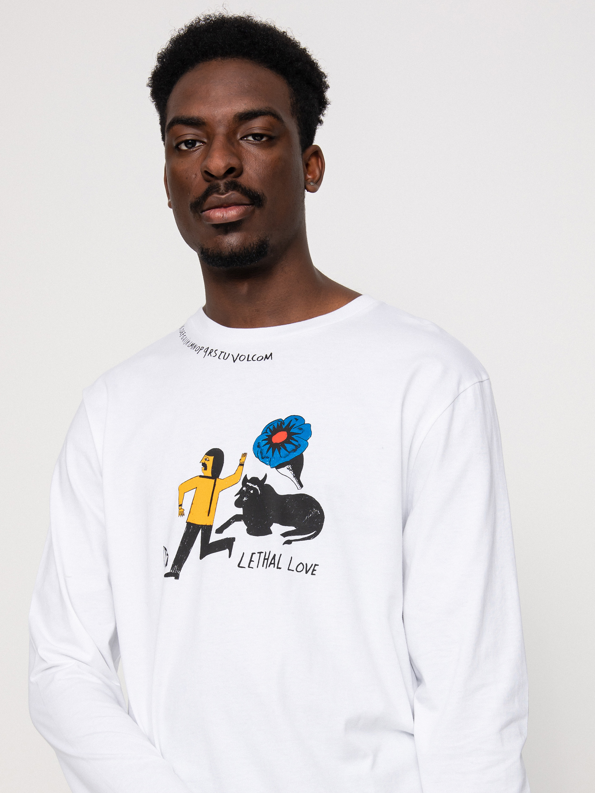 Triko Volcom Fa Bob Mollema (white)