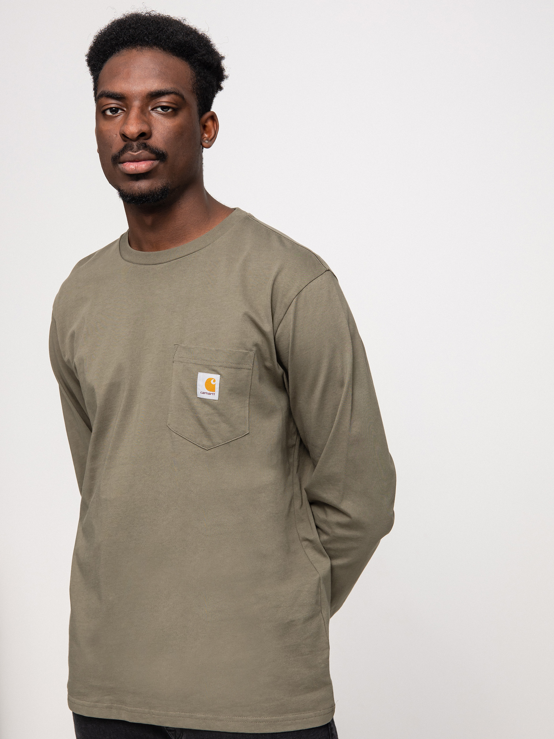 Triko Carhartt WIP Pocket (seaweed)