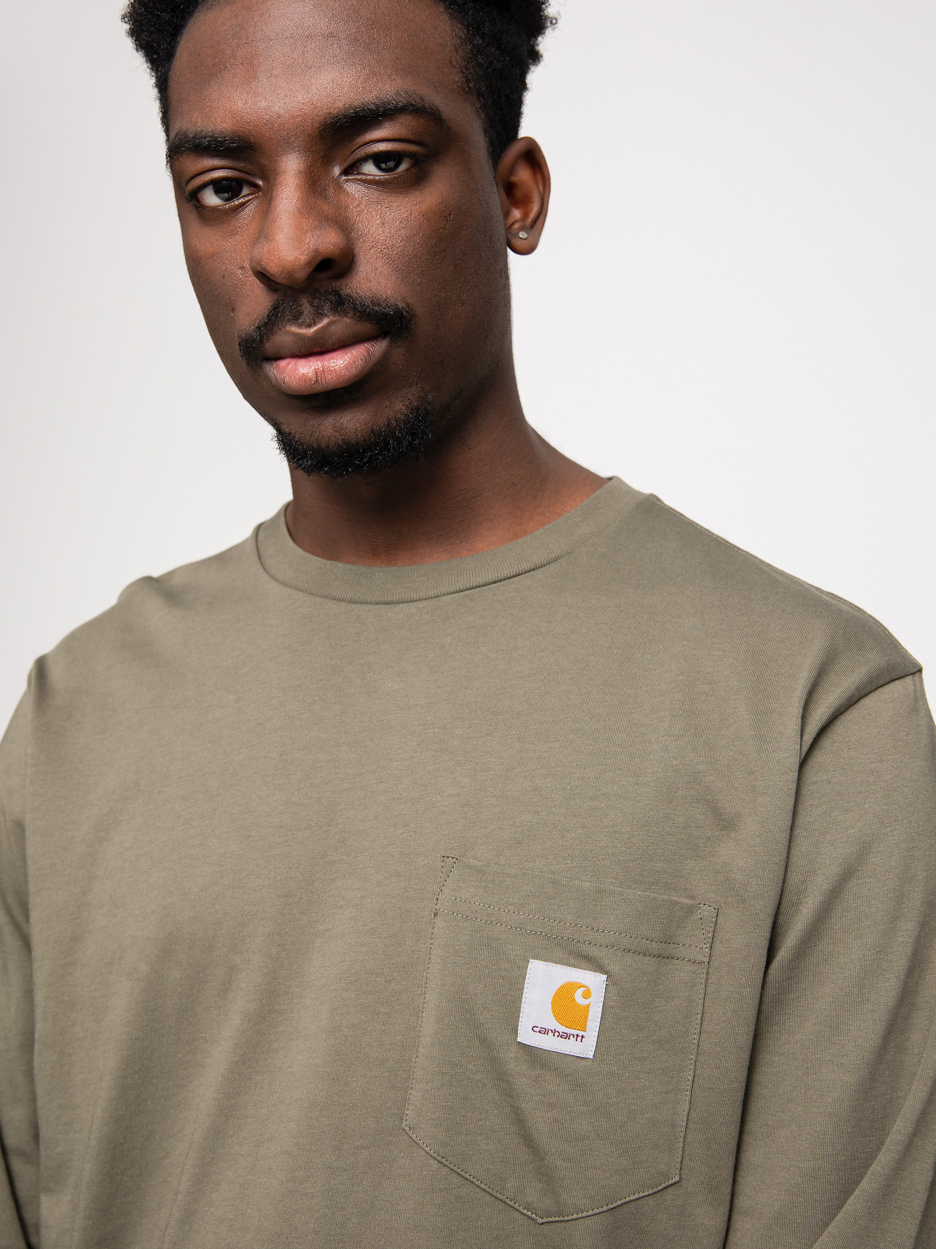 Triko Carhartt WIP Pocket (seaweed)